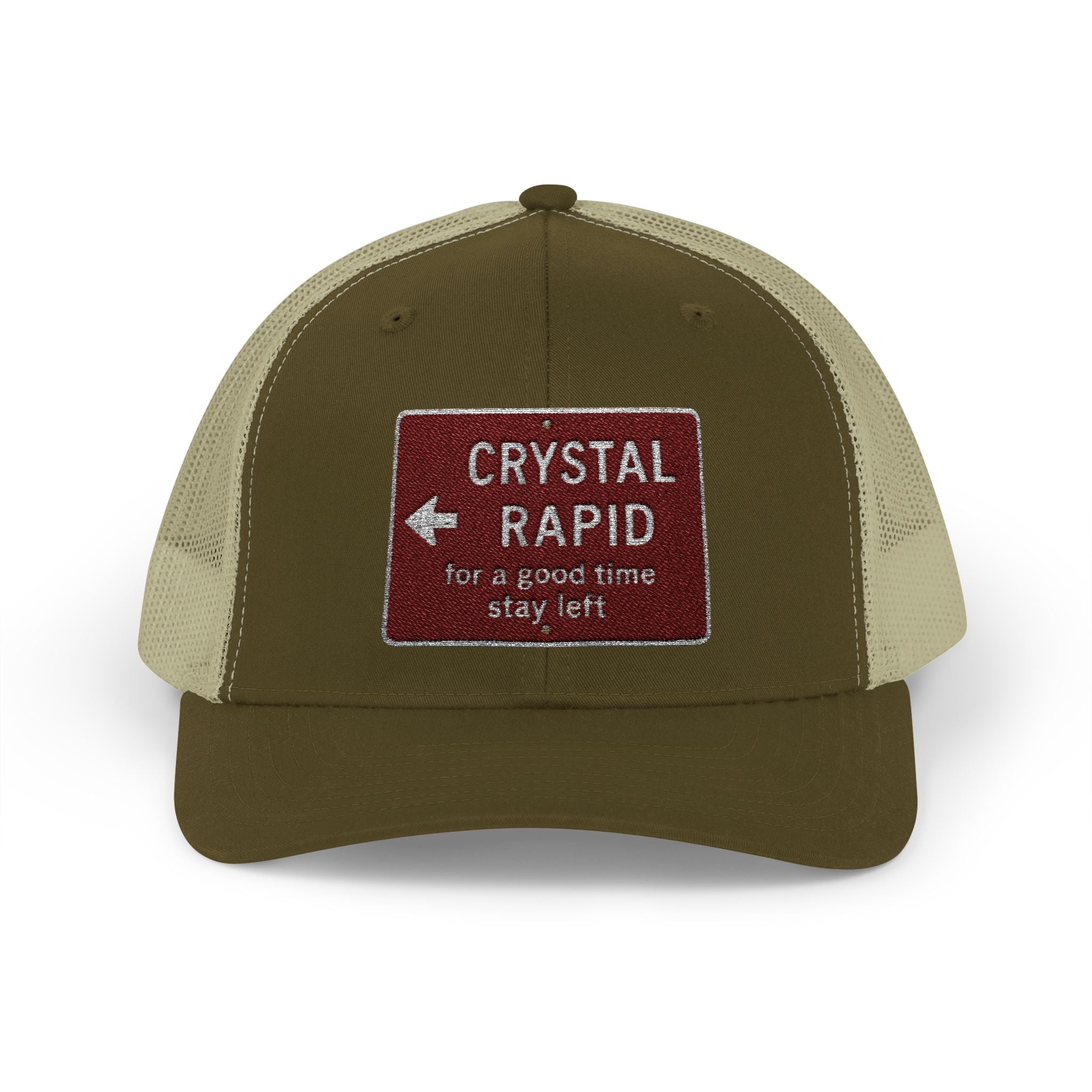 Crystal Rapid Trucker Cap, Snapback Hat, Summer Accessory, Outdoor Gear, Festival Hat, Gift Idea