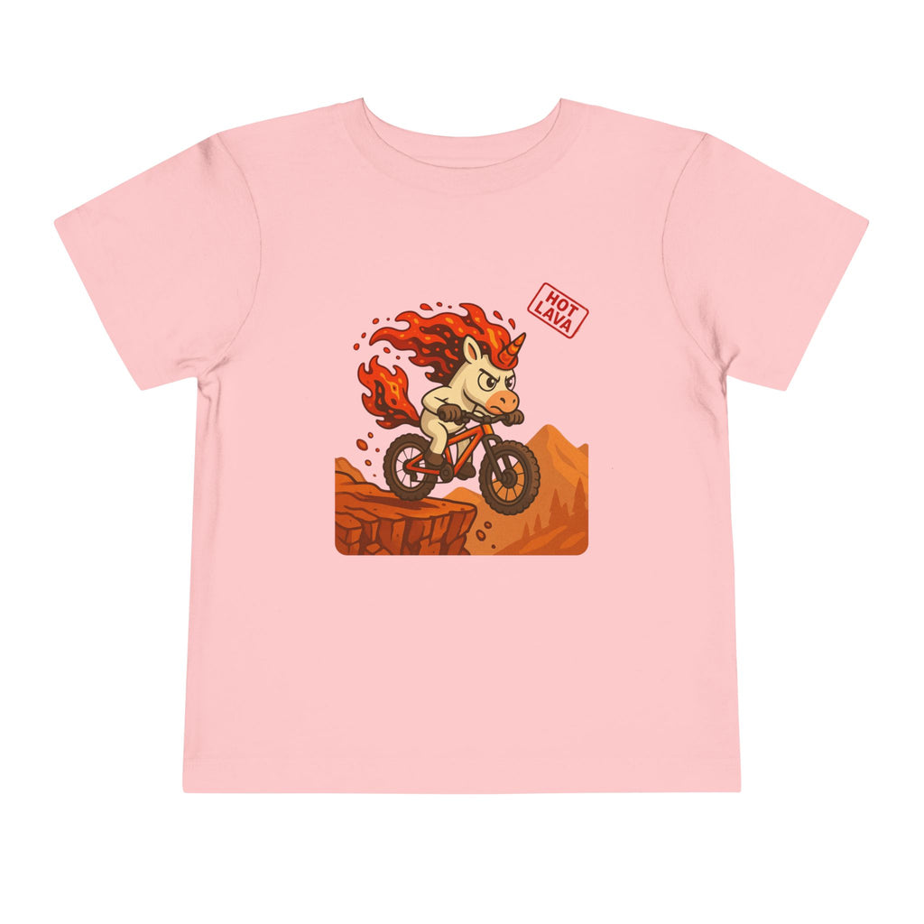 Hot Lava Mountain Bike Toddler Short Sleeve Tee