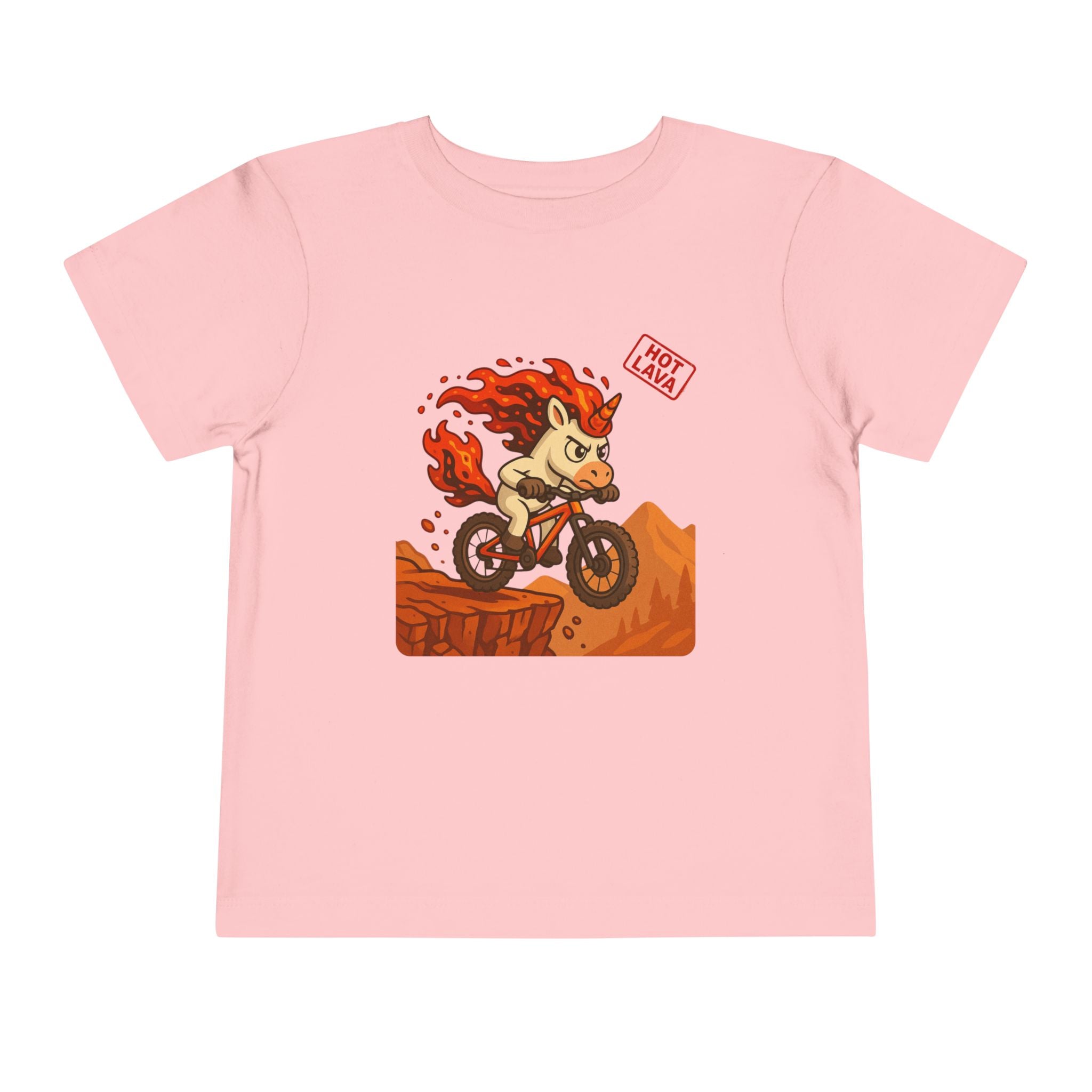 Hot Lava Mountain Bike Toddler Short Sleeve Tee
