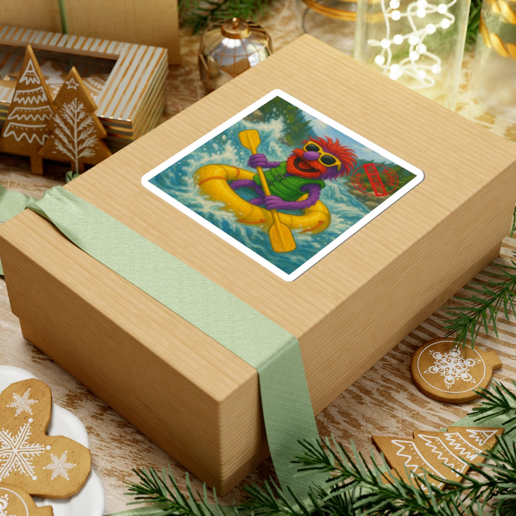 Muppets Mahna mahna Rafting Kiss-Cut Stickers, fun rafting and muppets combo sticker, Gift for Adventurers