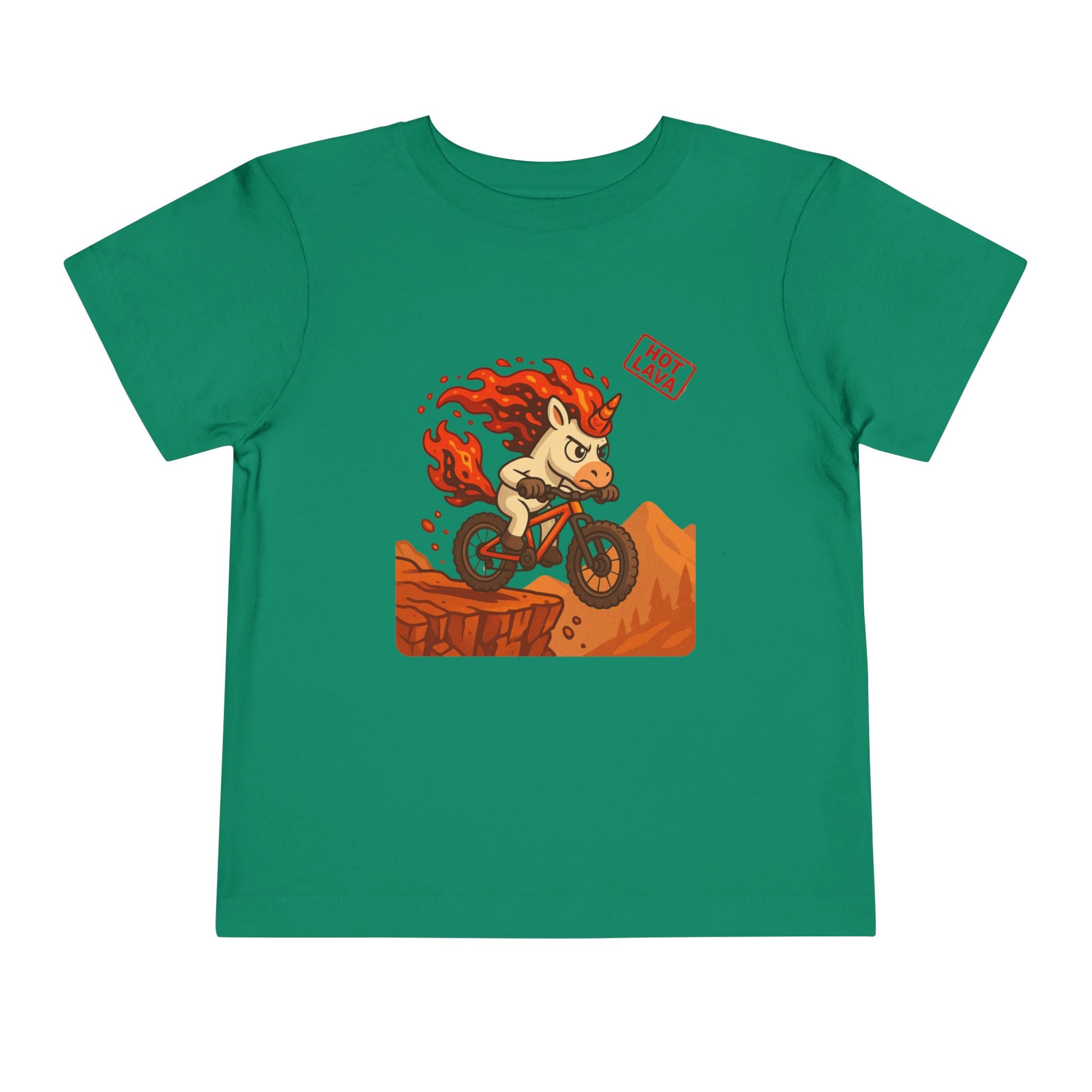 Hot Lava Mountain Bike Toddler Short Sleeve Tee