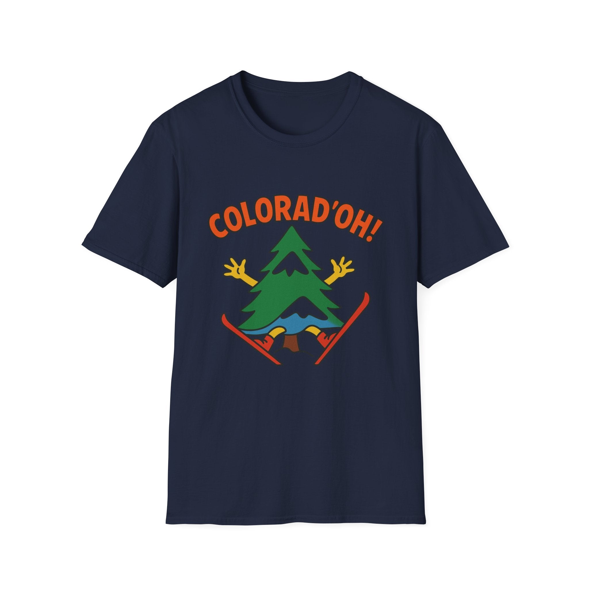 Colorad'oh! Colorado Skiing T-Shirt | Ski Colorado Mountain Graphic