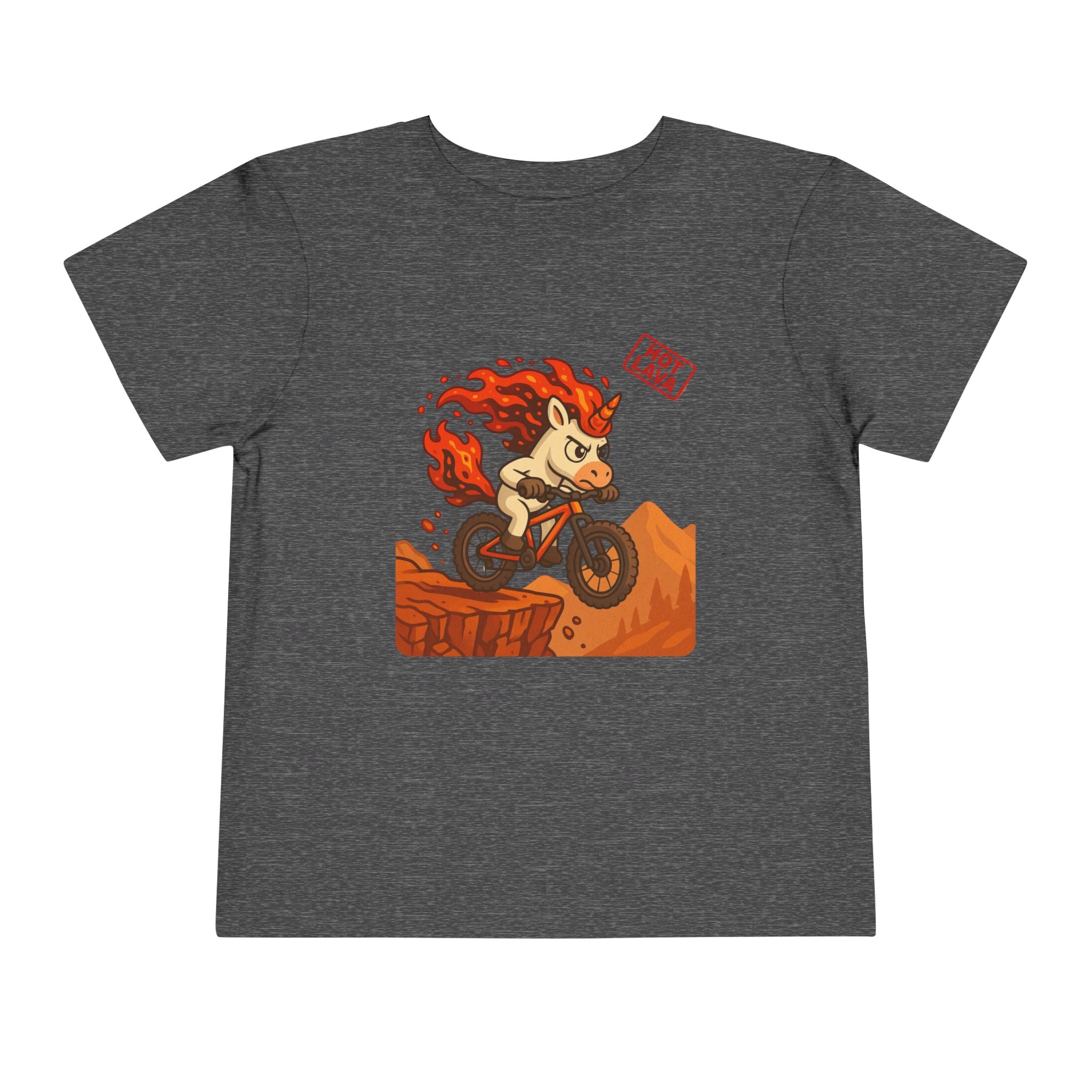 Hot Lava Mountain Bike Toddler Short Sleeve Tee