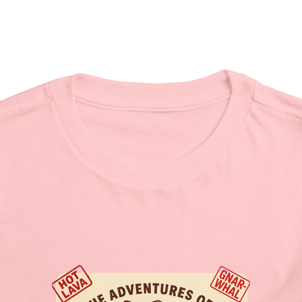 The Adventures of Hot Lava & Gnar-Whal Toddler Short Sleeve Tee