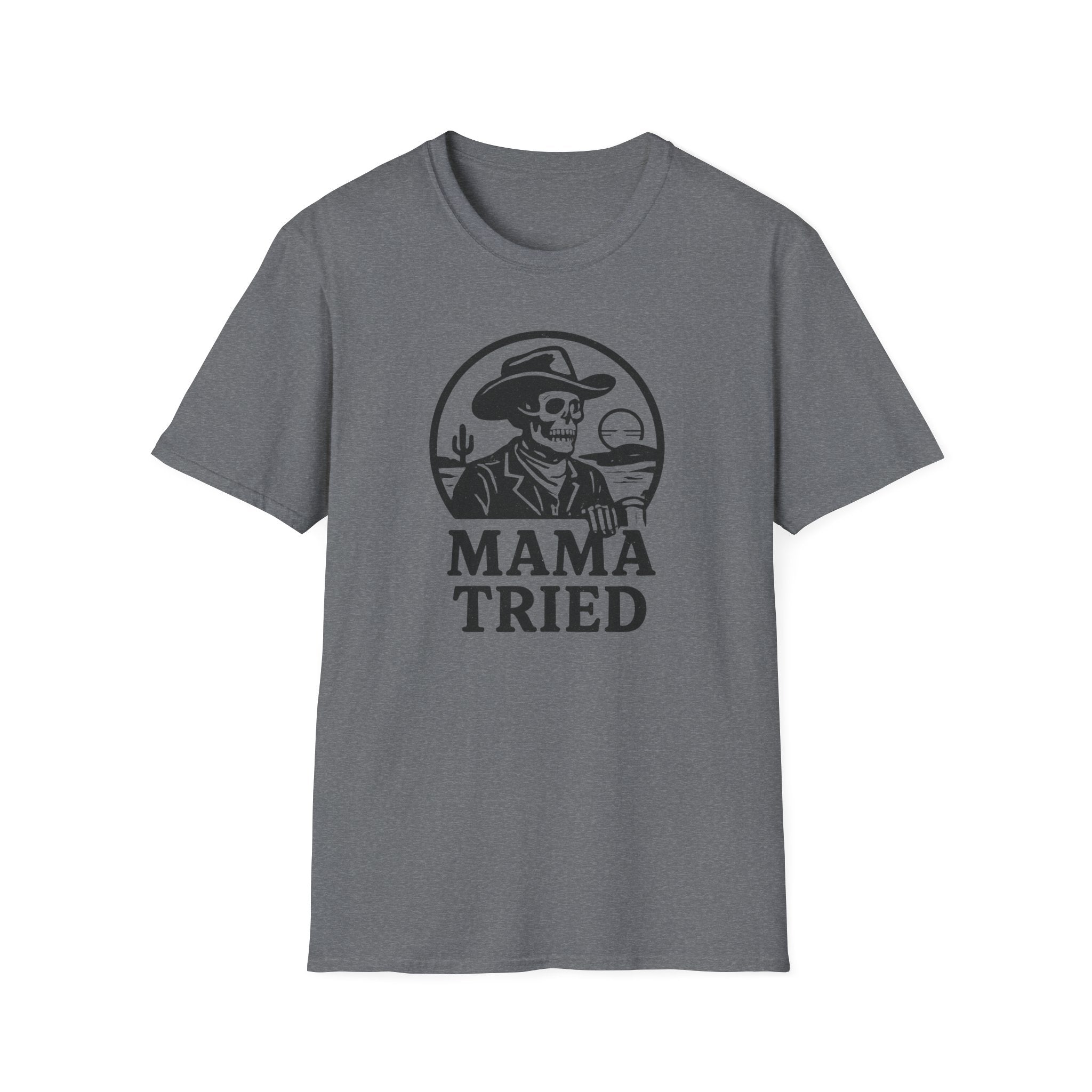 Mama Tried, Dead Cowboy Tee,  Unisex Softstyle T-Shirt