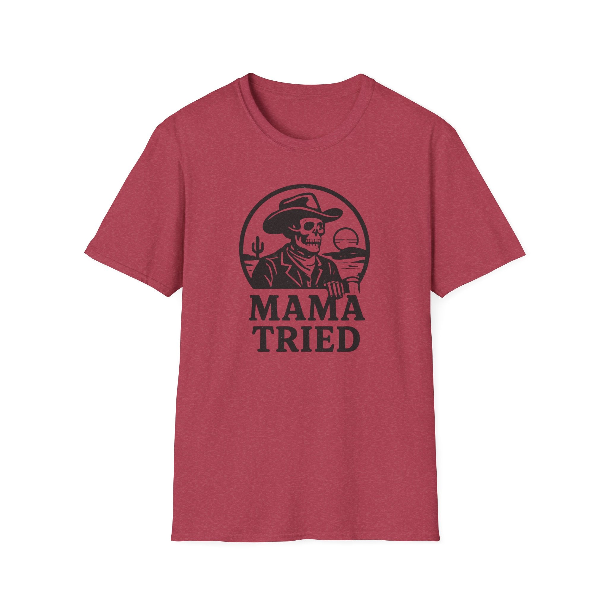 Mama Tried, Dead Cowboy Tee,  Unisex Softstyle T-Shirt