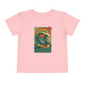 Gnar-Whal Surfing Toddler Short Sleeve Tee
