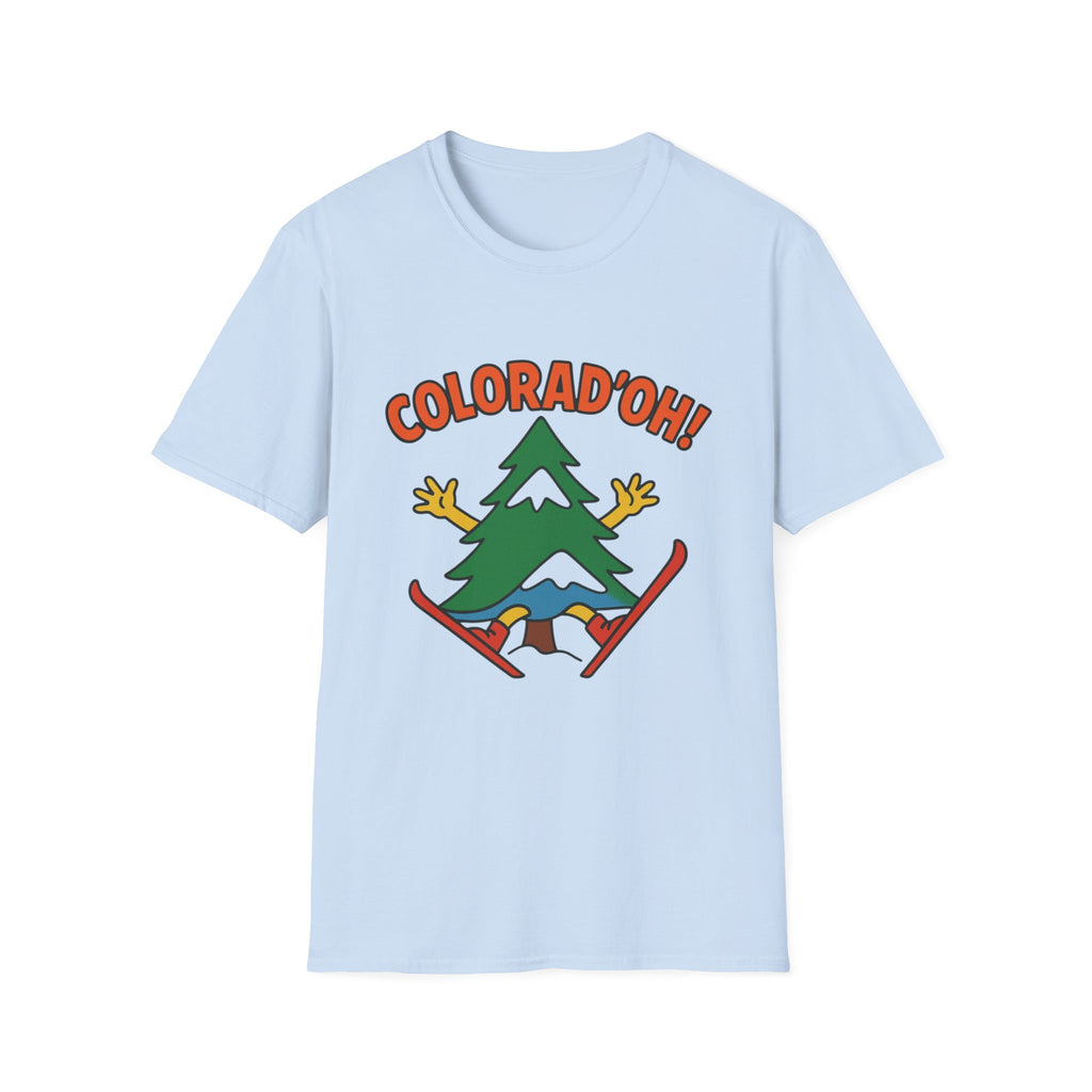 Colorad'oh! Colorado Skiing T-Shirt | Ski Colorado Mountain Graphic