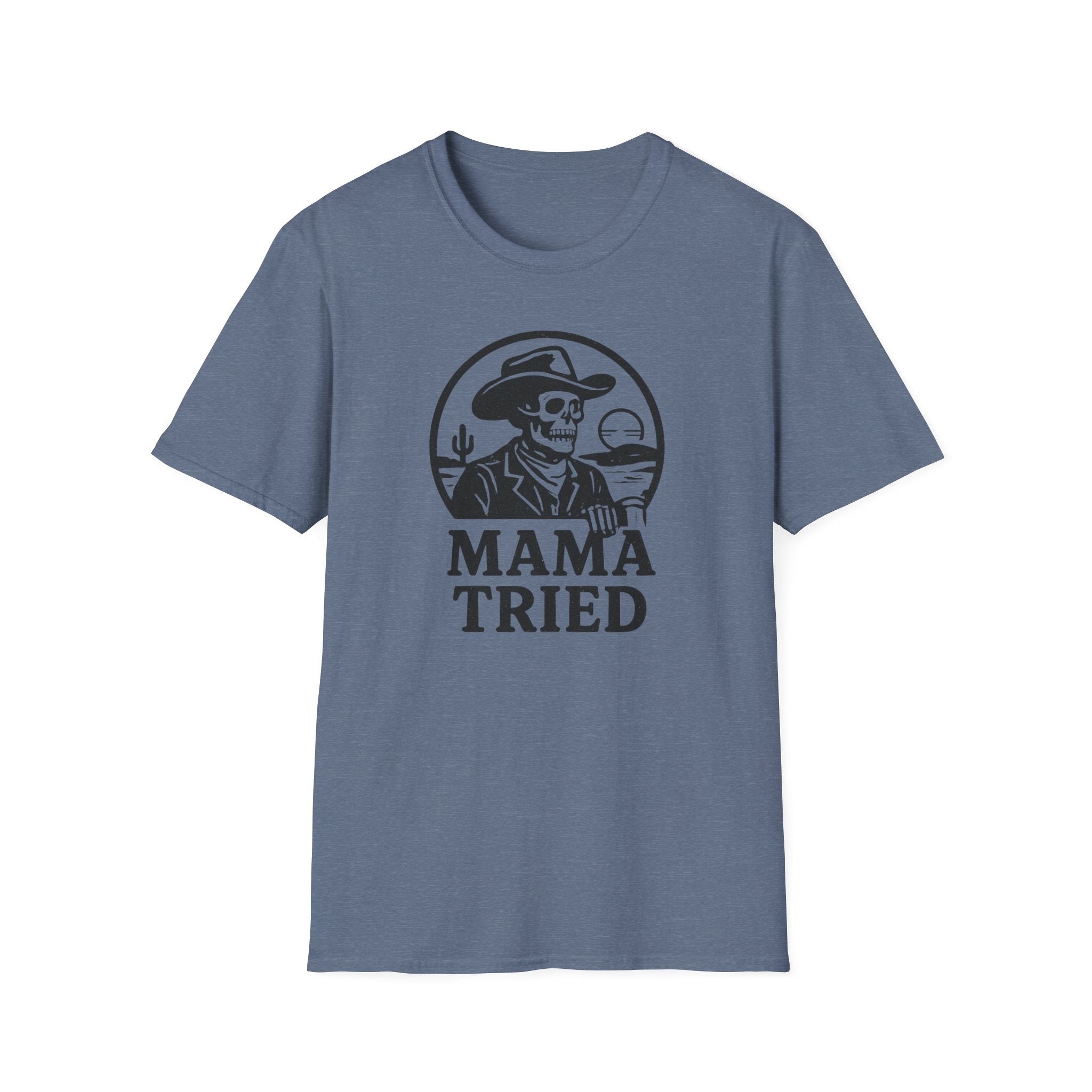 Mama Tried, Dead Cowboy Tee,  Unisex Softstyle T-Shirt