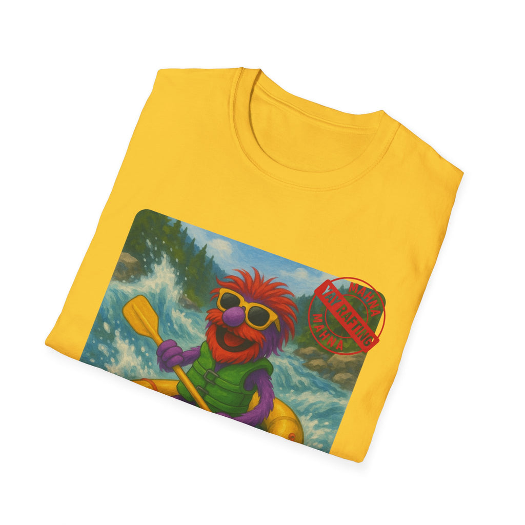 Mahna! Mahna! River Rafting Tee Shirt.  Unisex Softstyle T-Shirt
