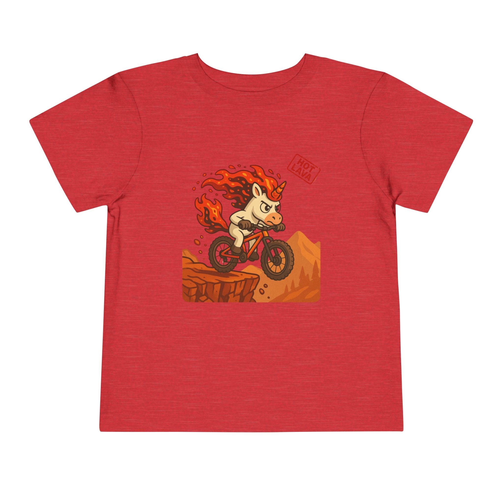 Hot Lava Mountain Bike Toddler Short Sleeve Tee