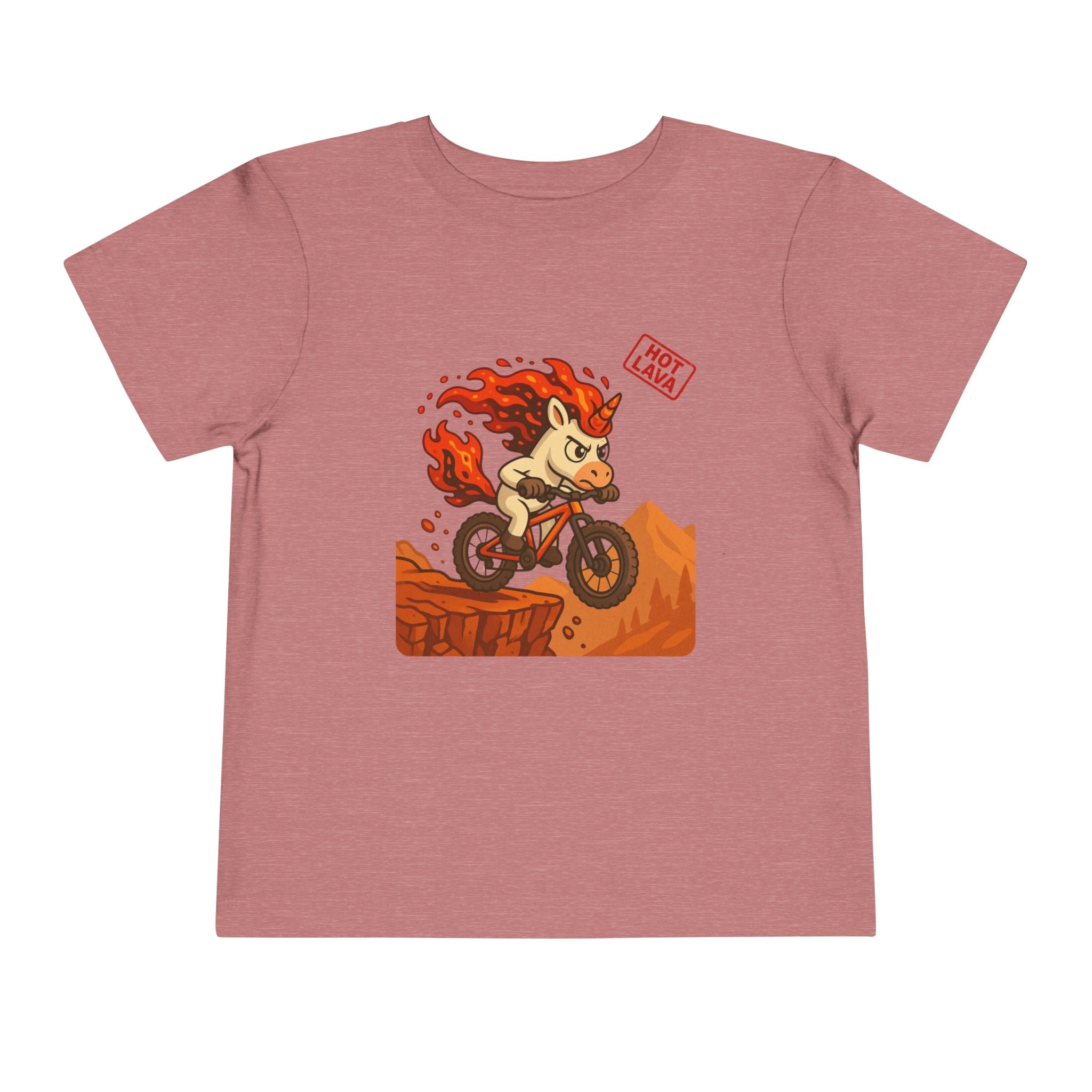 Hot Lava Mountain Bike Toddler Short Sleeve Tee