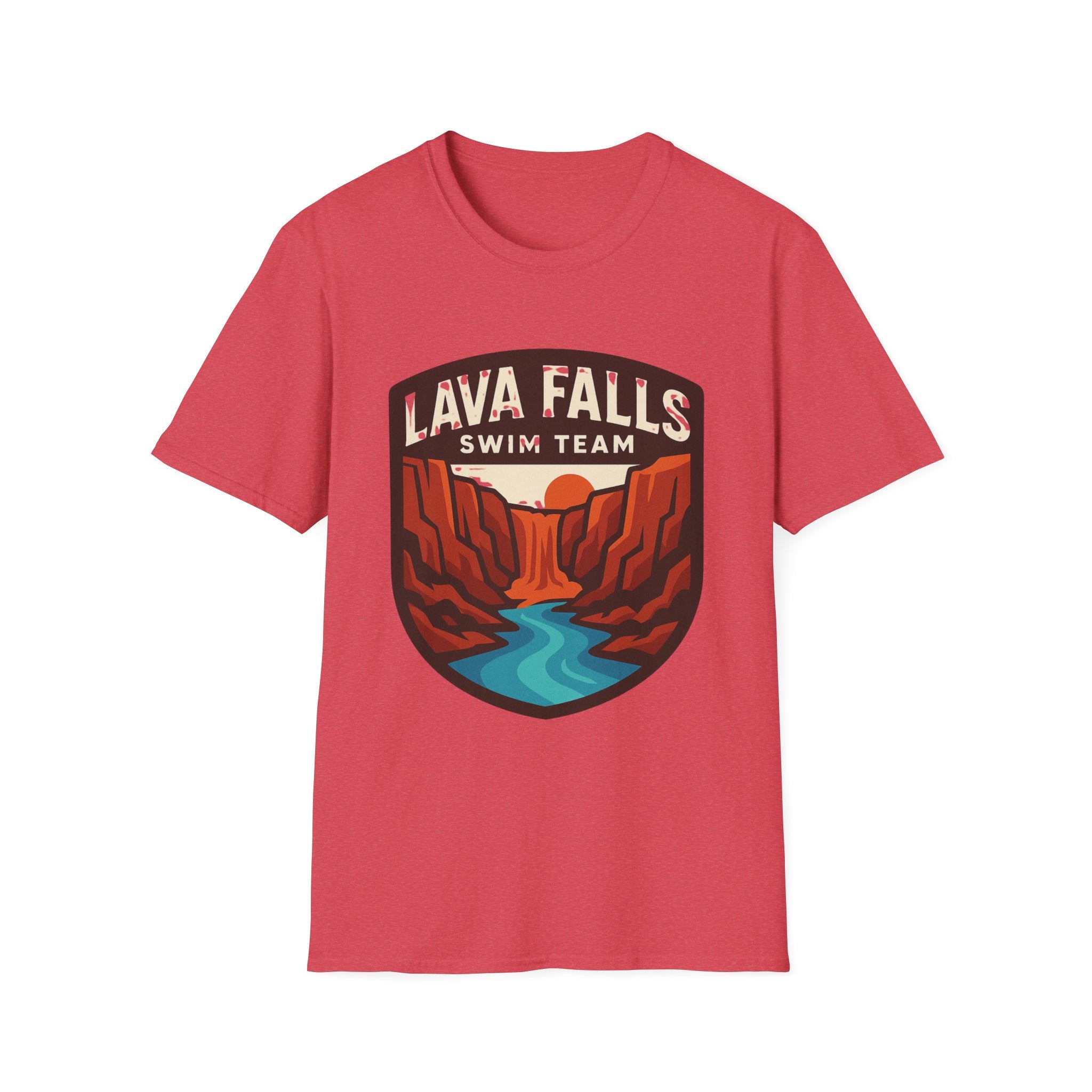 Lava Falls Swim Team Unisex Softstyle T-Shirt