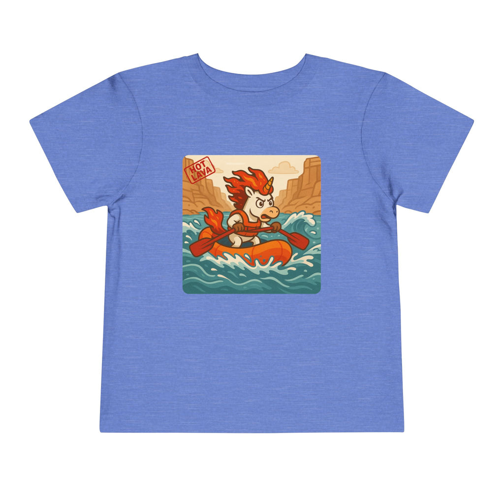 Hot Lava River Rafting, Adventurous Toddler Tee, Gift for Little Explorers