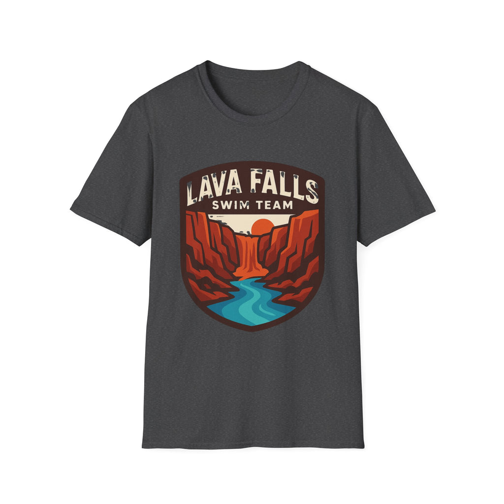 Lava Falls Swim Team Unisex Softstyle T-Shirt
