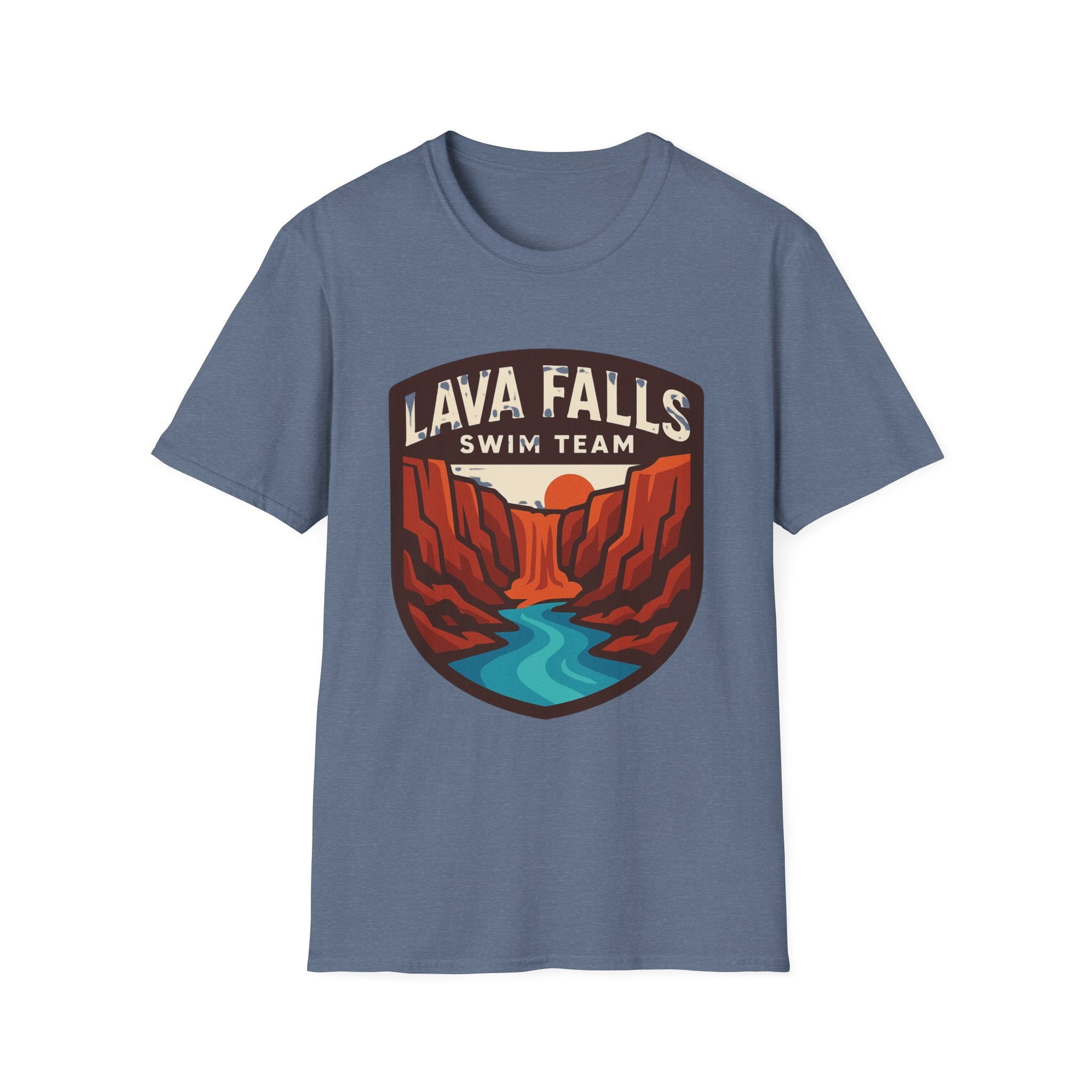 Lava Falls Swim Team Unisex Softstyle T-Shirt
