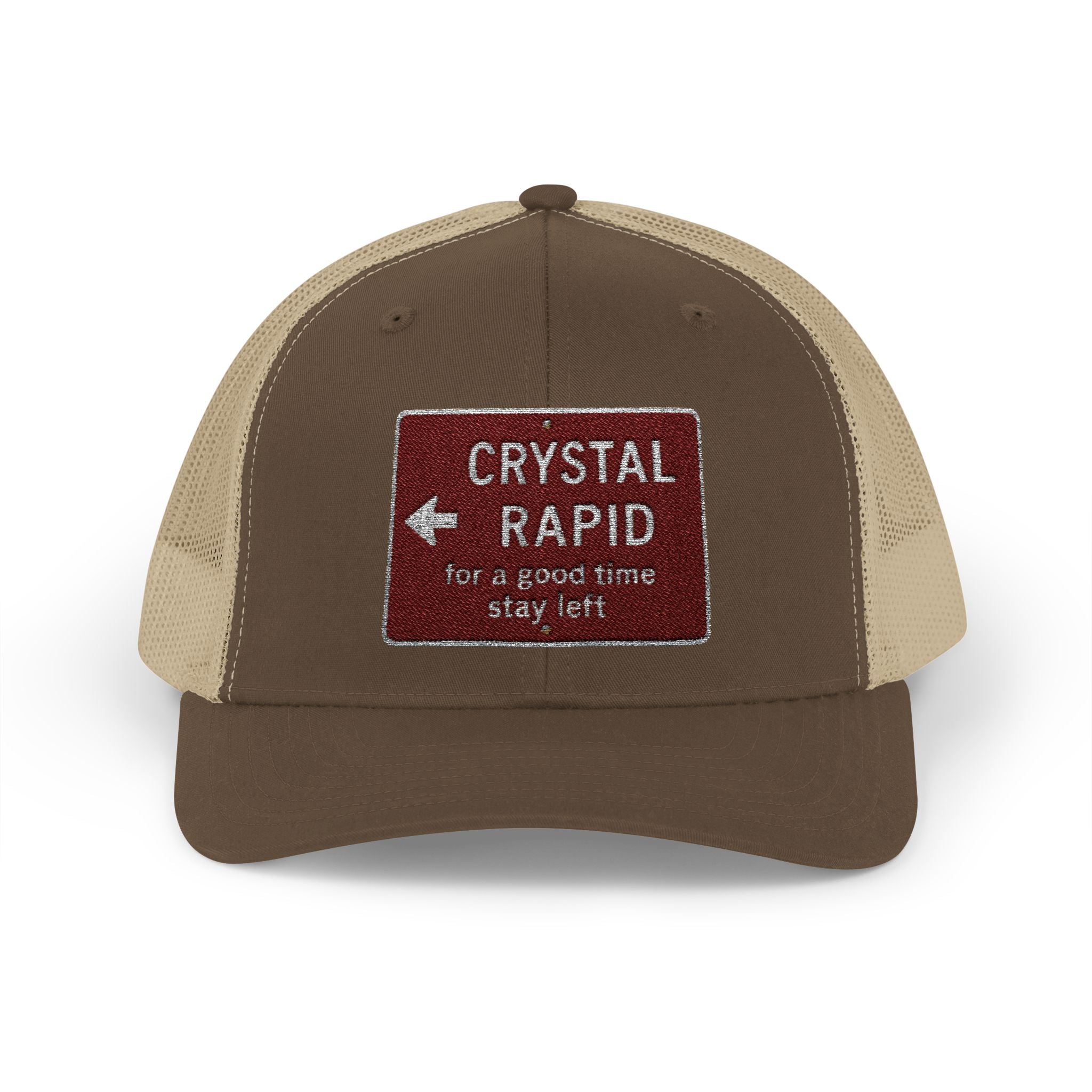 Crystal Rapid Trucker Cap, Snapback Hat, Summer Accessory, Outdoor Gear, Festival Hat, Gift Idea