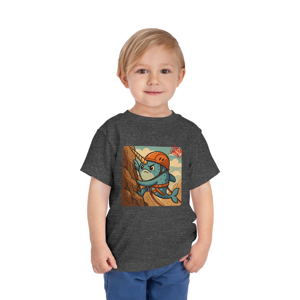 Gnar-Whal Climbing Toddler Short Sleeve Tee