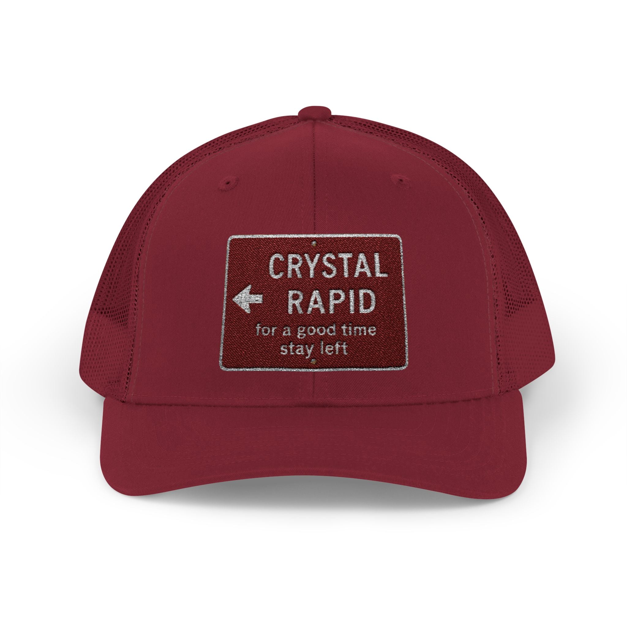 Crystal Rapid Trucker Cap, Snapback Hat, Summer Accessory, Outdoor Gear, Festival Hat, Gift Idea