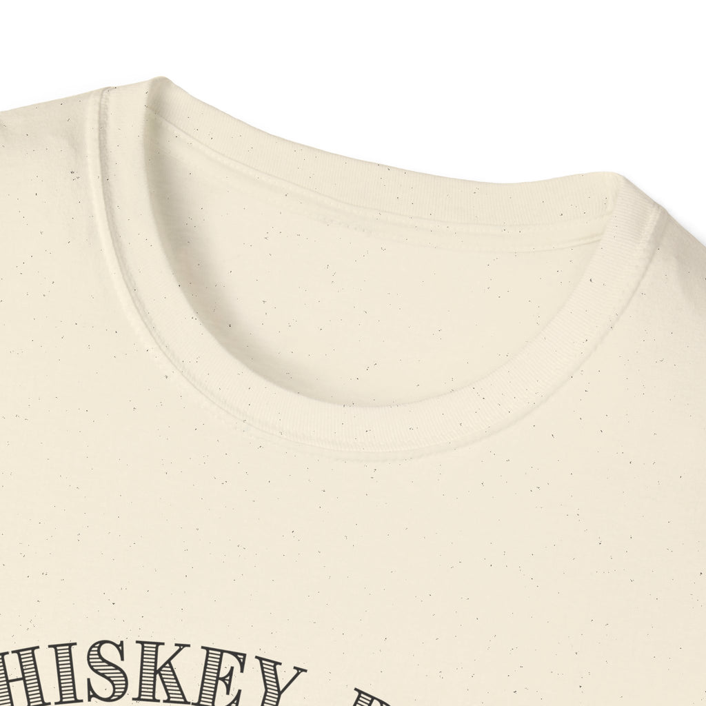 Whiskey River Skeleton Paddling T-Shirt | Western Canoe Graphic