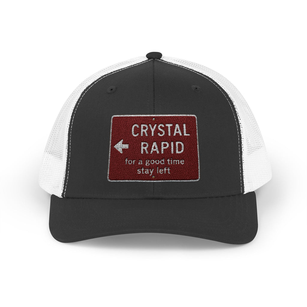 Crystal Rapid Trucker Cap, Snapback Hat, Summer Accessory, Outdoor Gear, Festival Hat, Gift Idea