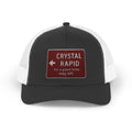 Crystal Rapid Trucker Cap, Snapback Hat, Summer Accessory, Outdoor Gear, Festival Hat, Gift Idea