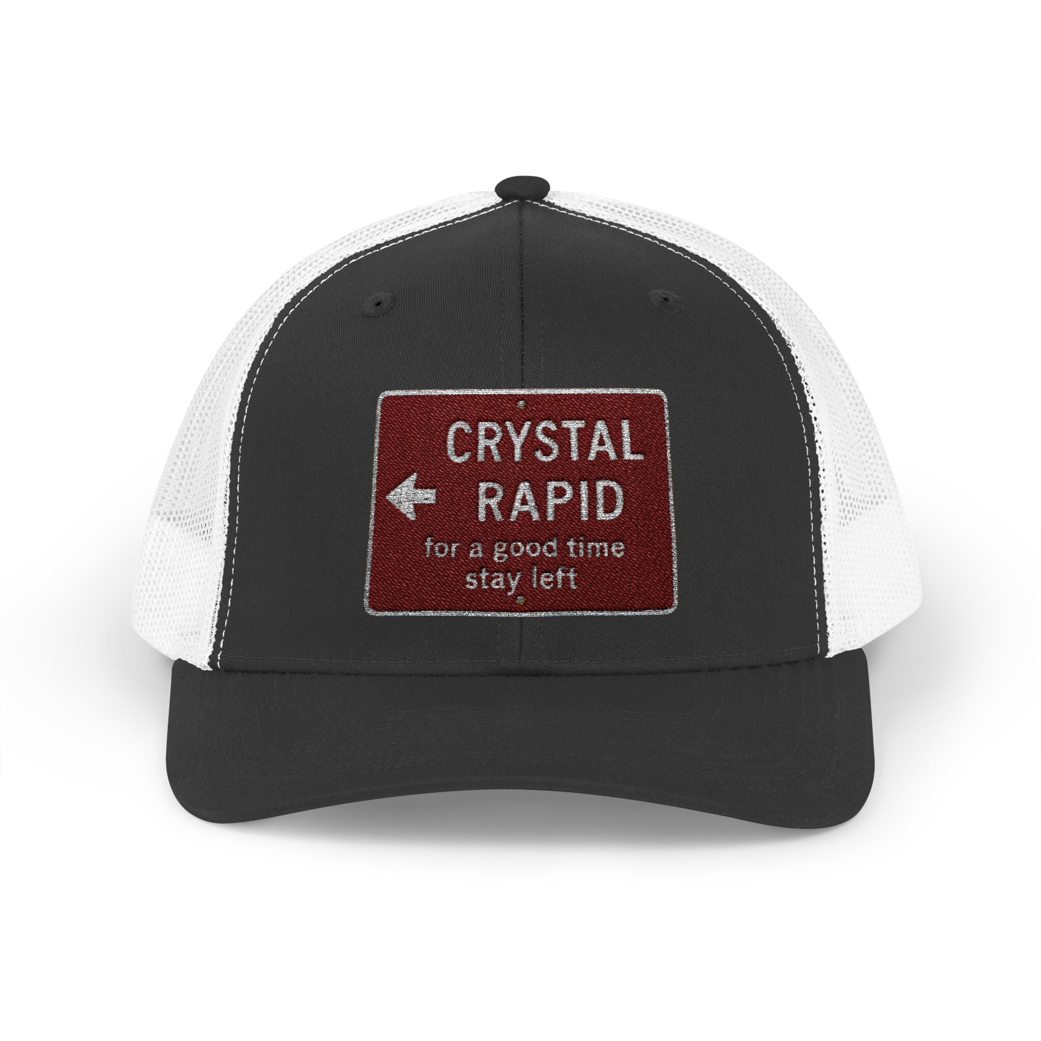Crystal Rapid Trucker Cap, Snapback Hat, Summer Accessory, Outdoor Gear, Festival Hat, Gift Idea