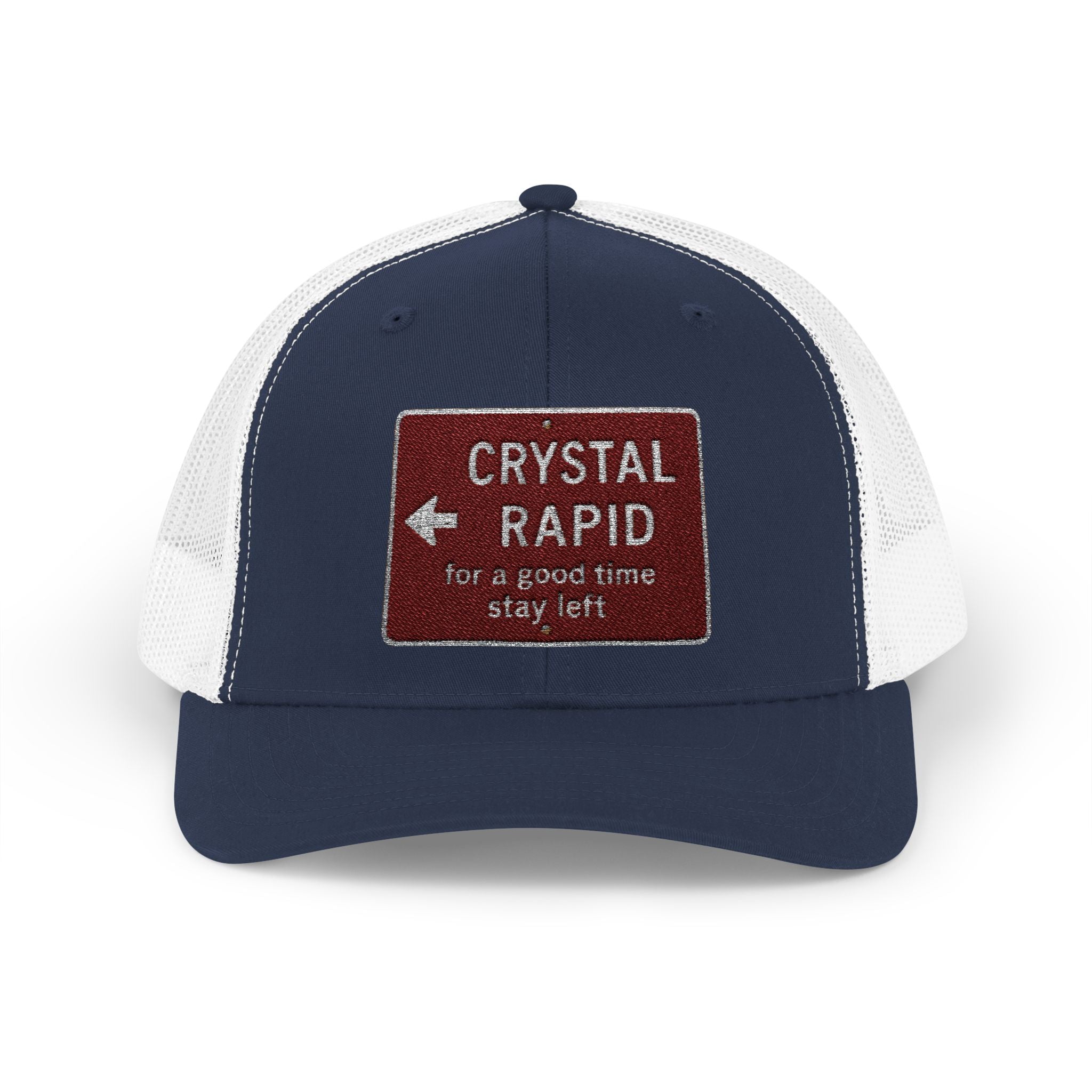Crystal Rapid Trucker Cap, Snapback Hat, Summer Accessory, Outdoor Gear, Festival Hat, Gift Idea