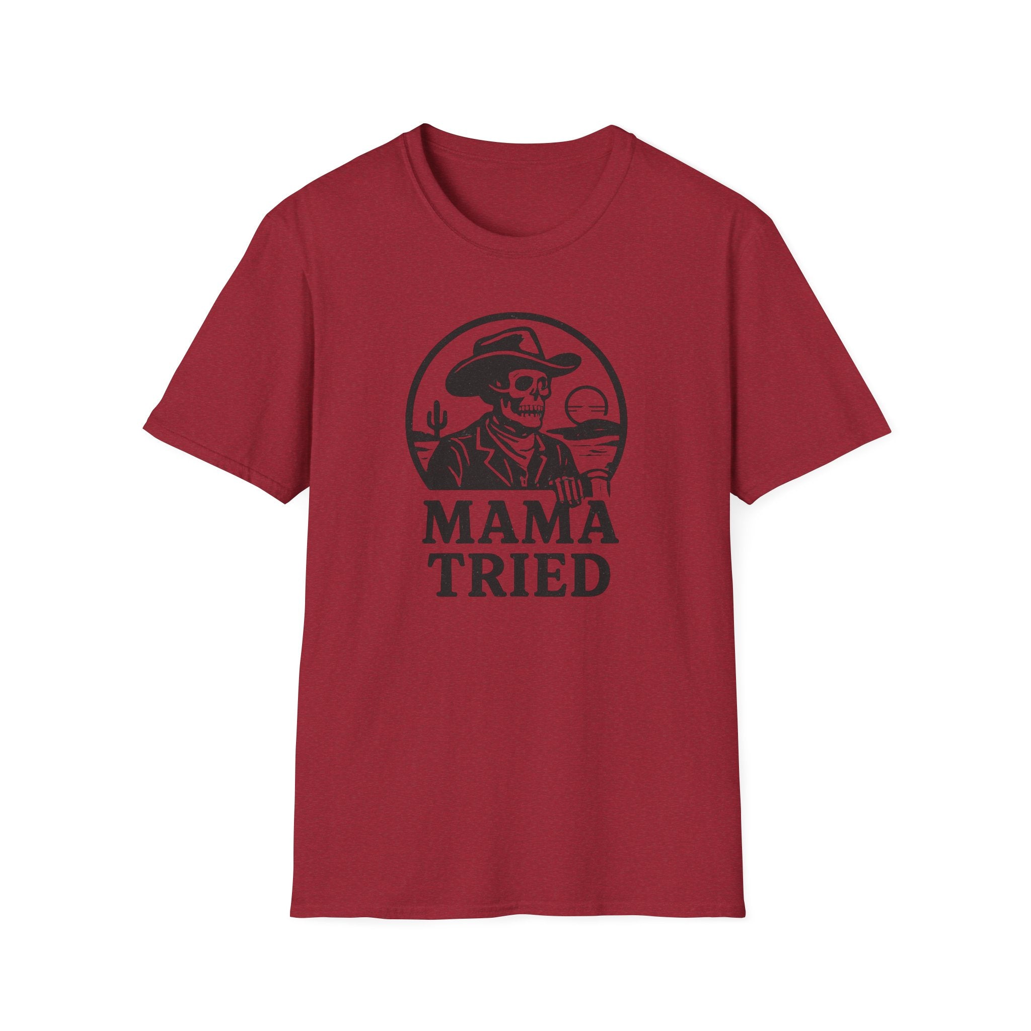 Mama Tried, Dead Cowboy Tee,  Unisex Softstyle T-Shirt