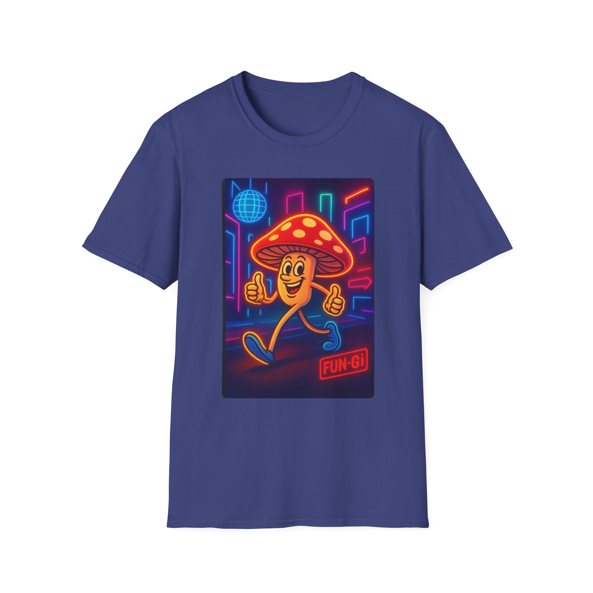 Fun-Gi, Shroom dancing disco lights, Music Lovers, Festival Shirt