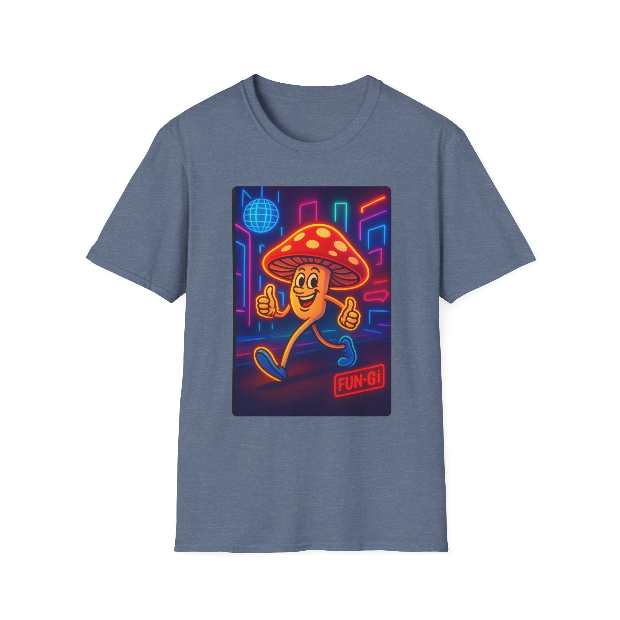 Fun-Gi, Shroom dancing disco lights, Music Lovers, Festival Shirt