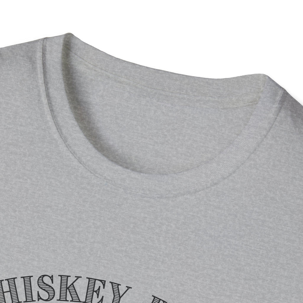 Whiskey River Skeleton Paddling T-Shirt | Western Canoe Graphic