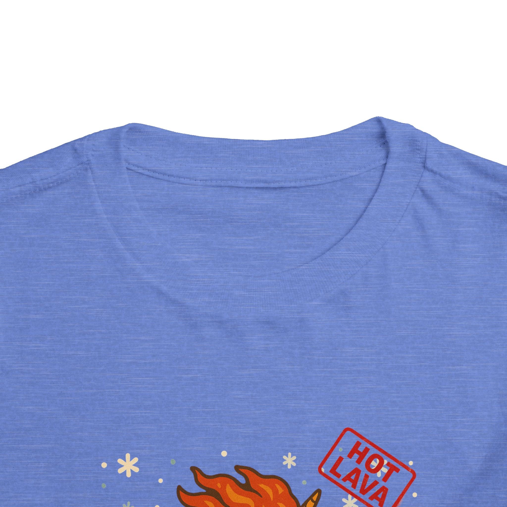 Hot Lava the Unicorn Toddler Skiing Tee, Durango, CO. Winter Graphic T-Shirt, Kids Snow Sports Top, Toddler Gift for Winter Celebrations,