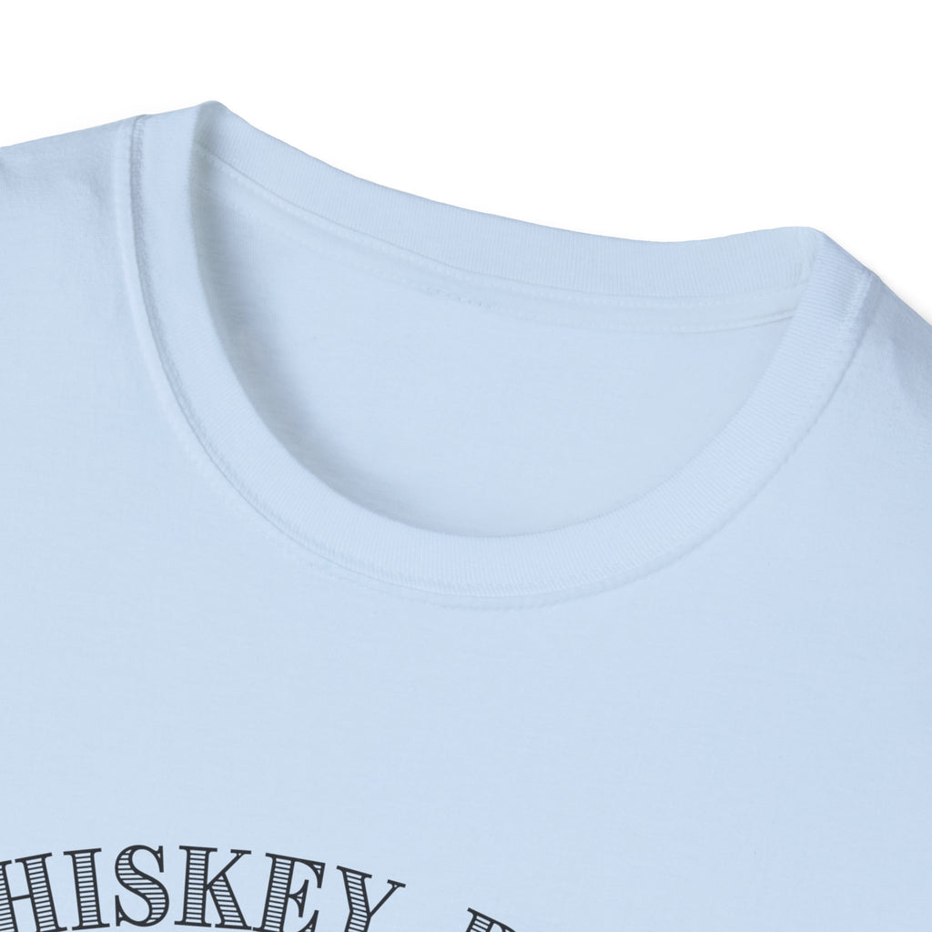 Whiskey River Skeleton Paddling T-Shirt | Western Canoe Graphic