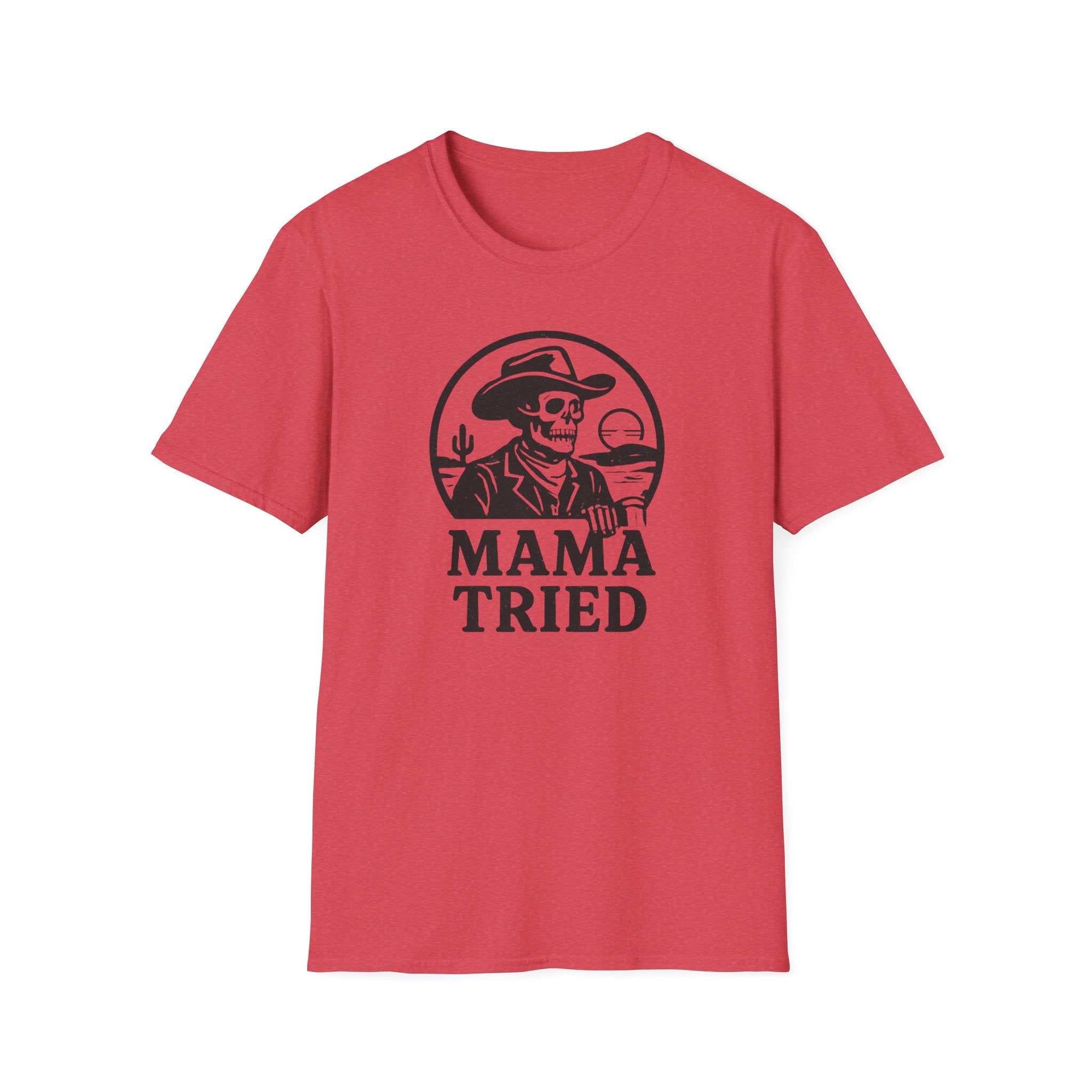 Mama Tried, Dead Cowboy Tee,  Unisex Softstyle T-Shirt