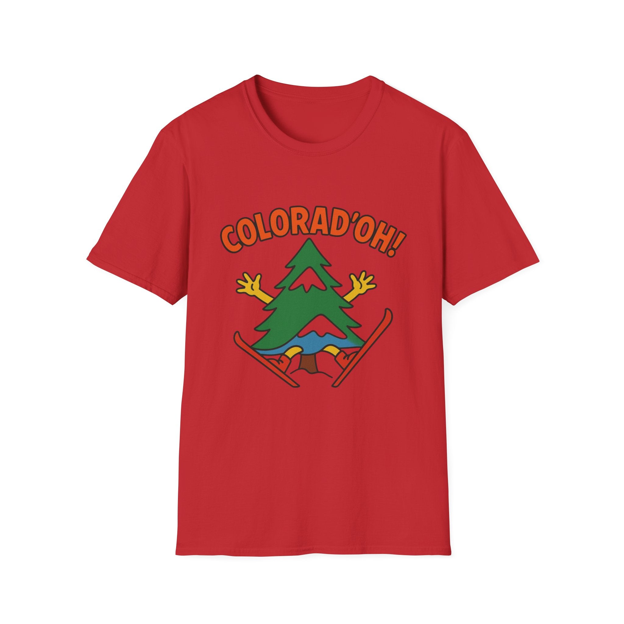 Colorad'oh! Colorado Skiing T-Shirt | Ski Colorado Mountain Graphic