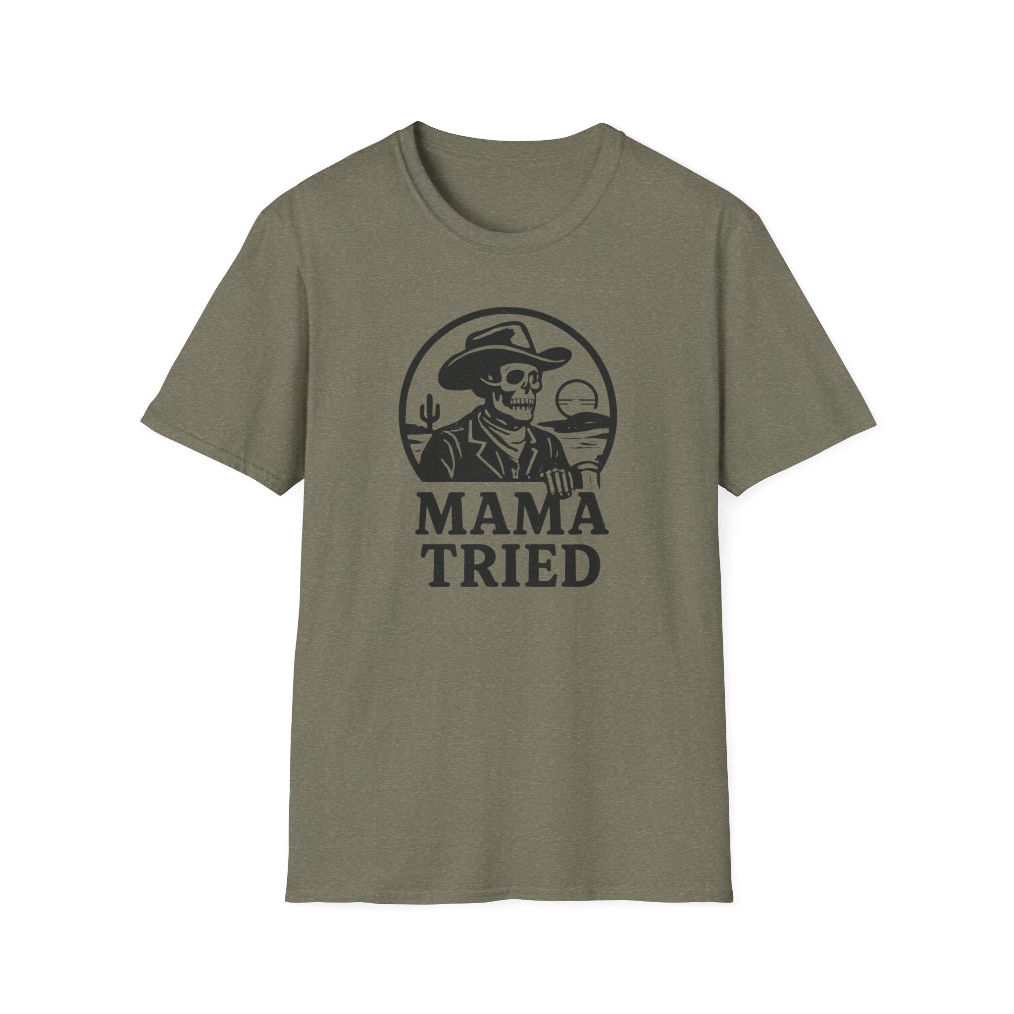 Mama Tried, Dead Cowboy Tee,  Unisex Softstyle T-Shirt