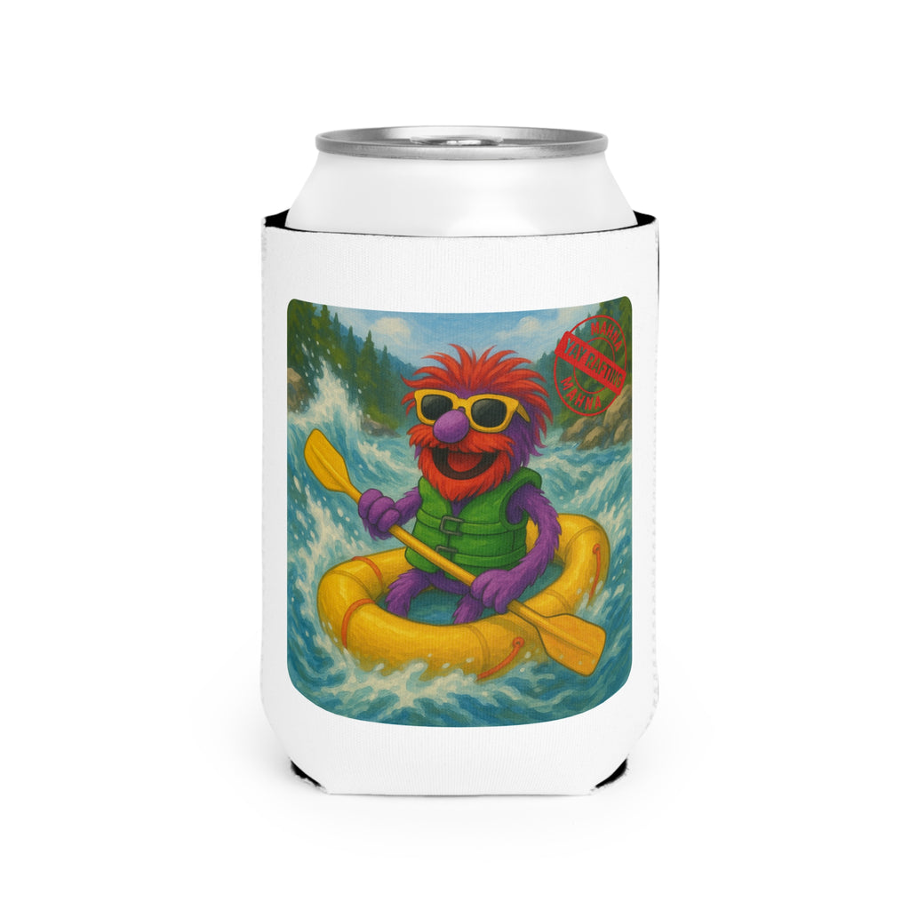 Fun Rafting Can Cooler Sleeve, Summer Drink Insulator, Outdoor Party Accessory, Camping Gift, Eco-Friendly Beverage Holder
