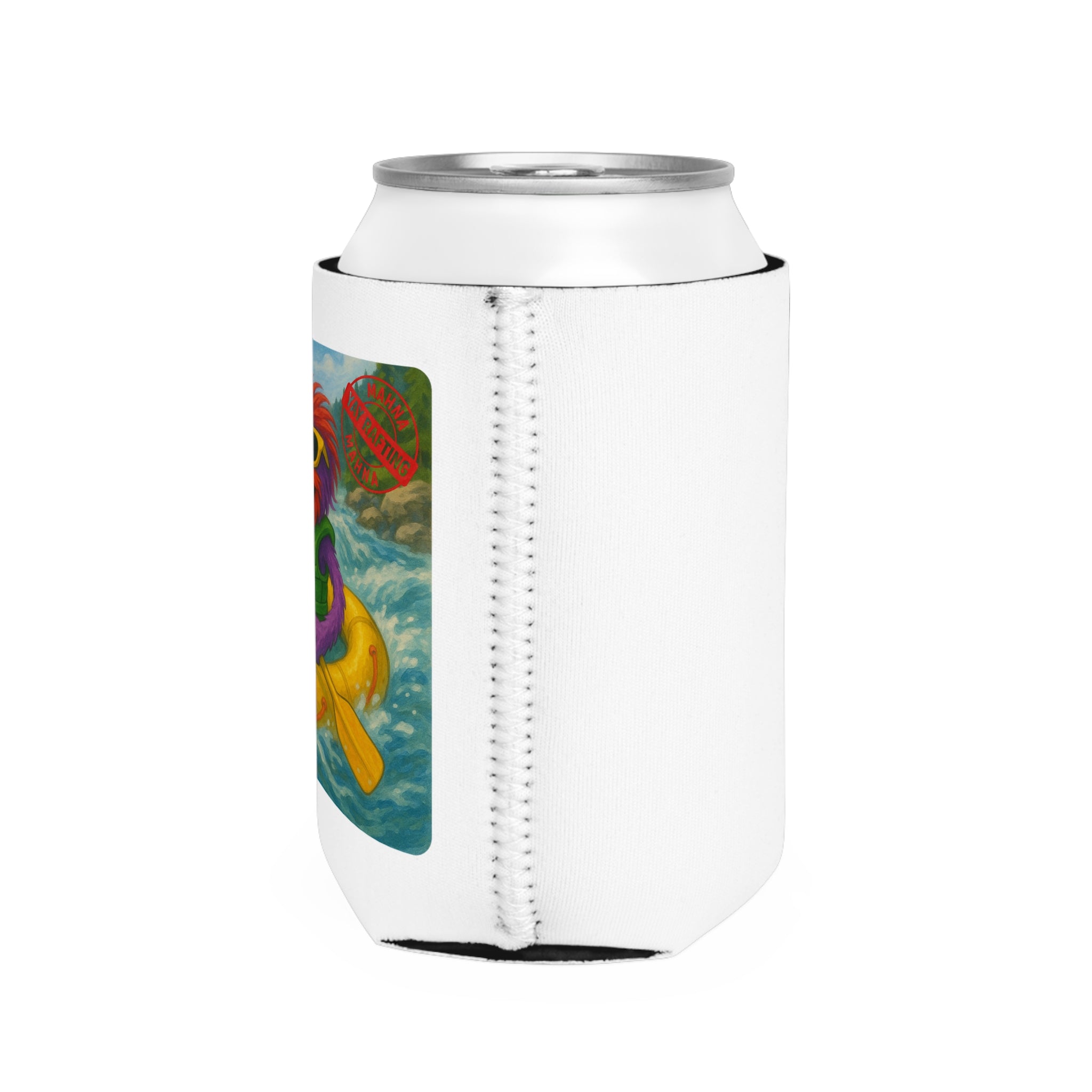 Fun Rafting Can Cooler Sleeve, Summer Drink Insulator, Outdoor Party Accessory, Camping Gift, Eco-Friendly Beverage Holder
