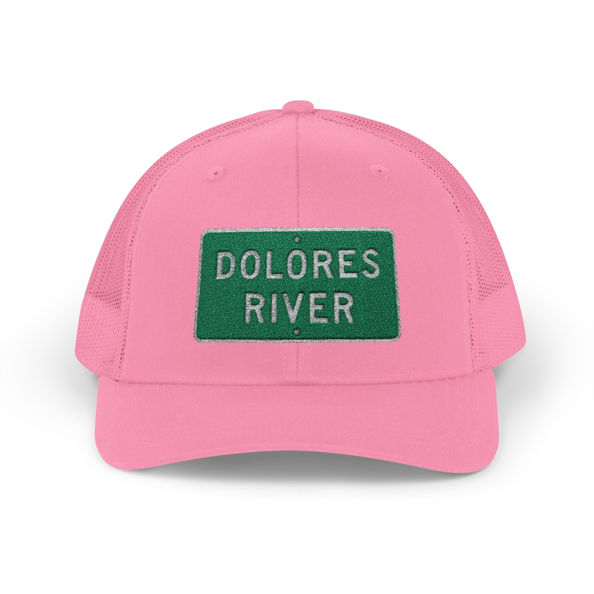 Dolores River Snapback Trucker Cap, Outdoor Hat, Casual Style, Fishing Gear, Summer Accessory, Gift for Adventurers
