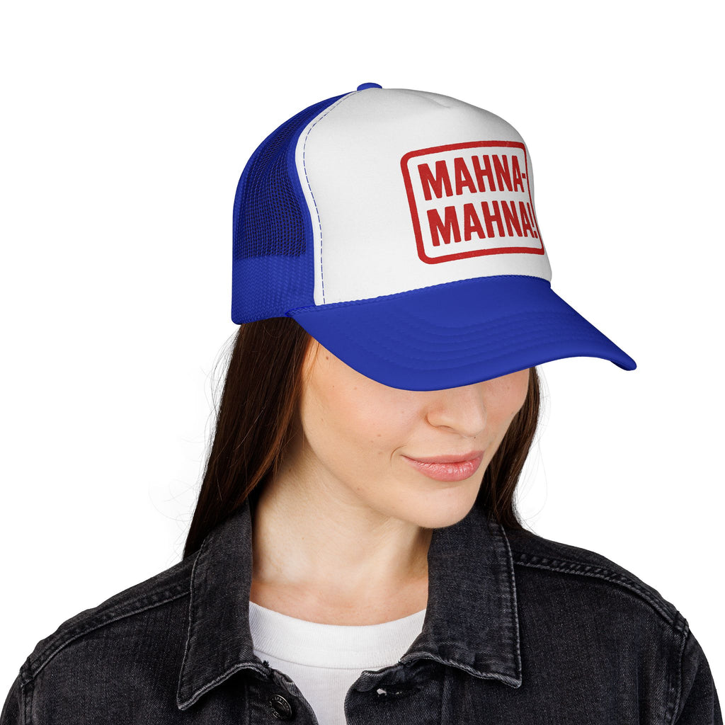 Mahna-Mahna Trucker hat!  Animal Fun! Fun Retro Trucker Caps, MAHNAMAHNA! Apparel, Gift for Music Lovers, Festival Accessories,