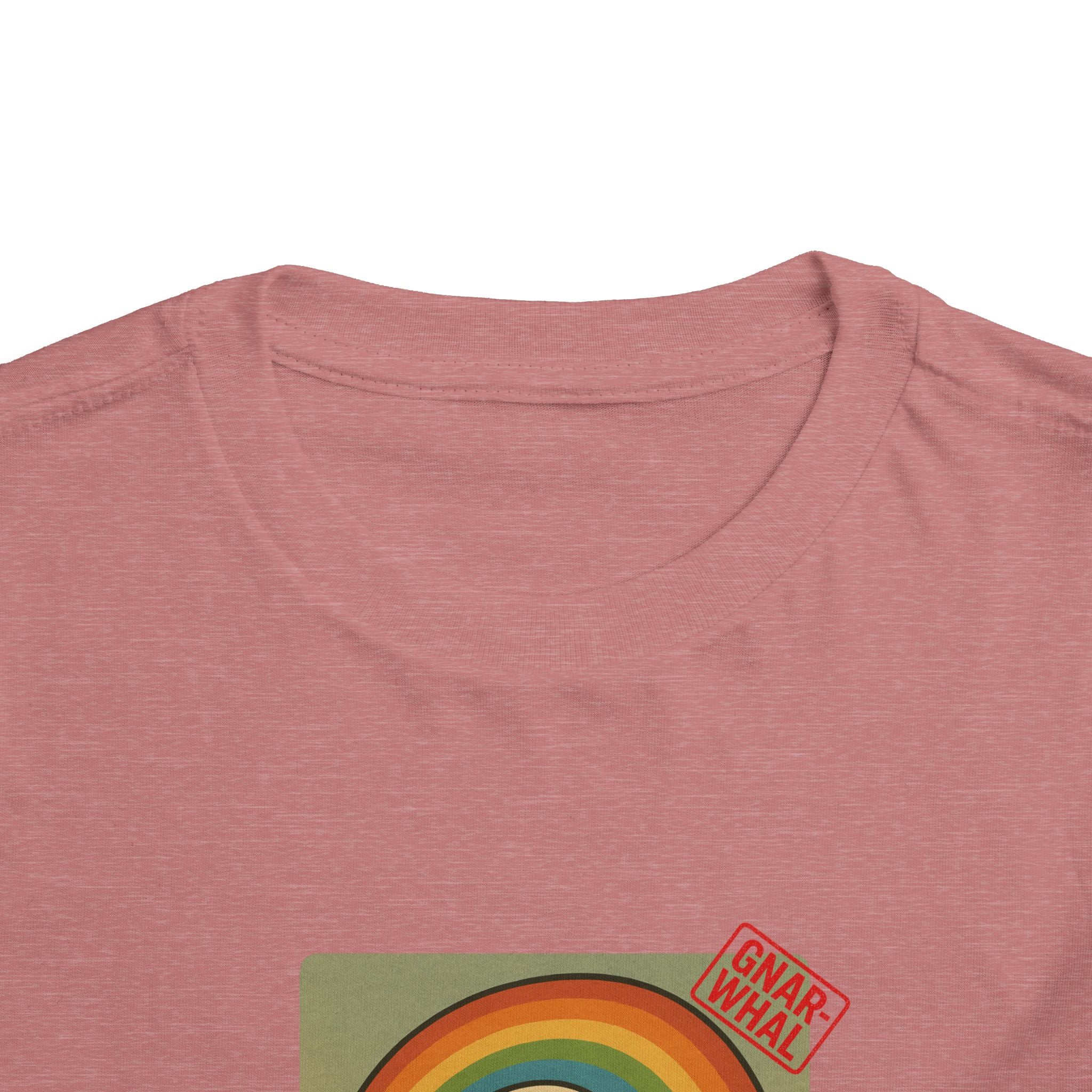 Gnar-Whal Surfing Toddler Short Sleeve Tee