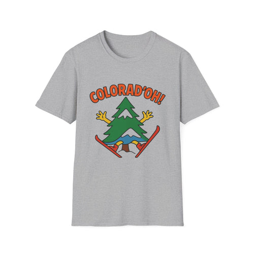 Colorad'oh! Colorado Skiing T-Shirt | Ski Colorado Mountain Graphic