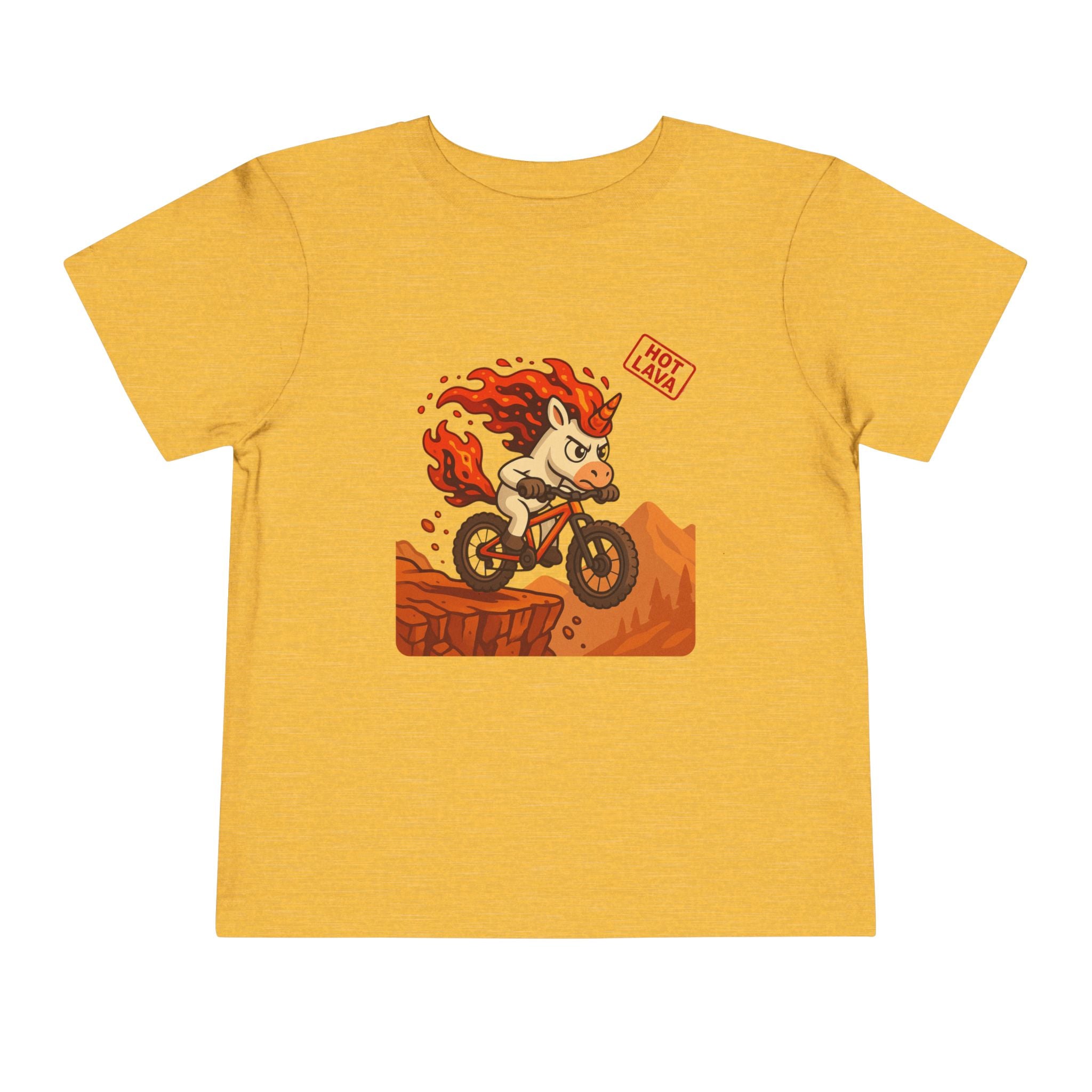 Hot Lava Mountain Bike Toddler Short Sleeve Tee