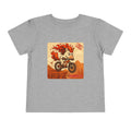 Durango, CO,  Hot Lava the Adventurous Unicorn Mountain Biking, Toddler Short Sleeve Tee