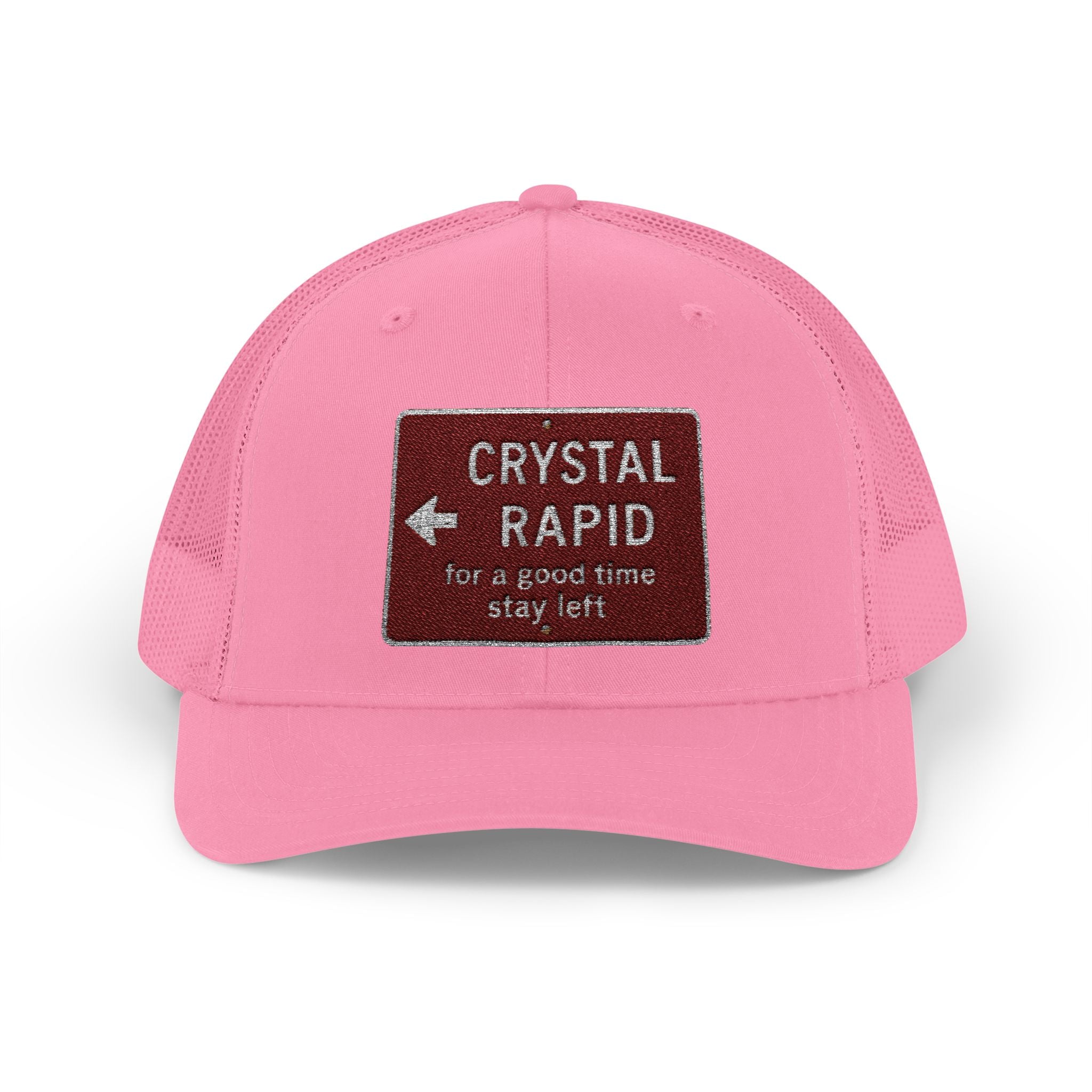 Crystal Rapid Trucker Cap, Snapback Hat, Summer Accessory, Outdoor Gear, Festival Hat, Gift Idea
