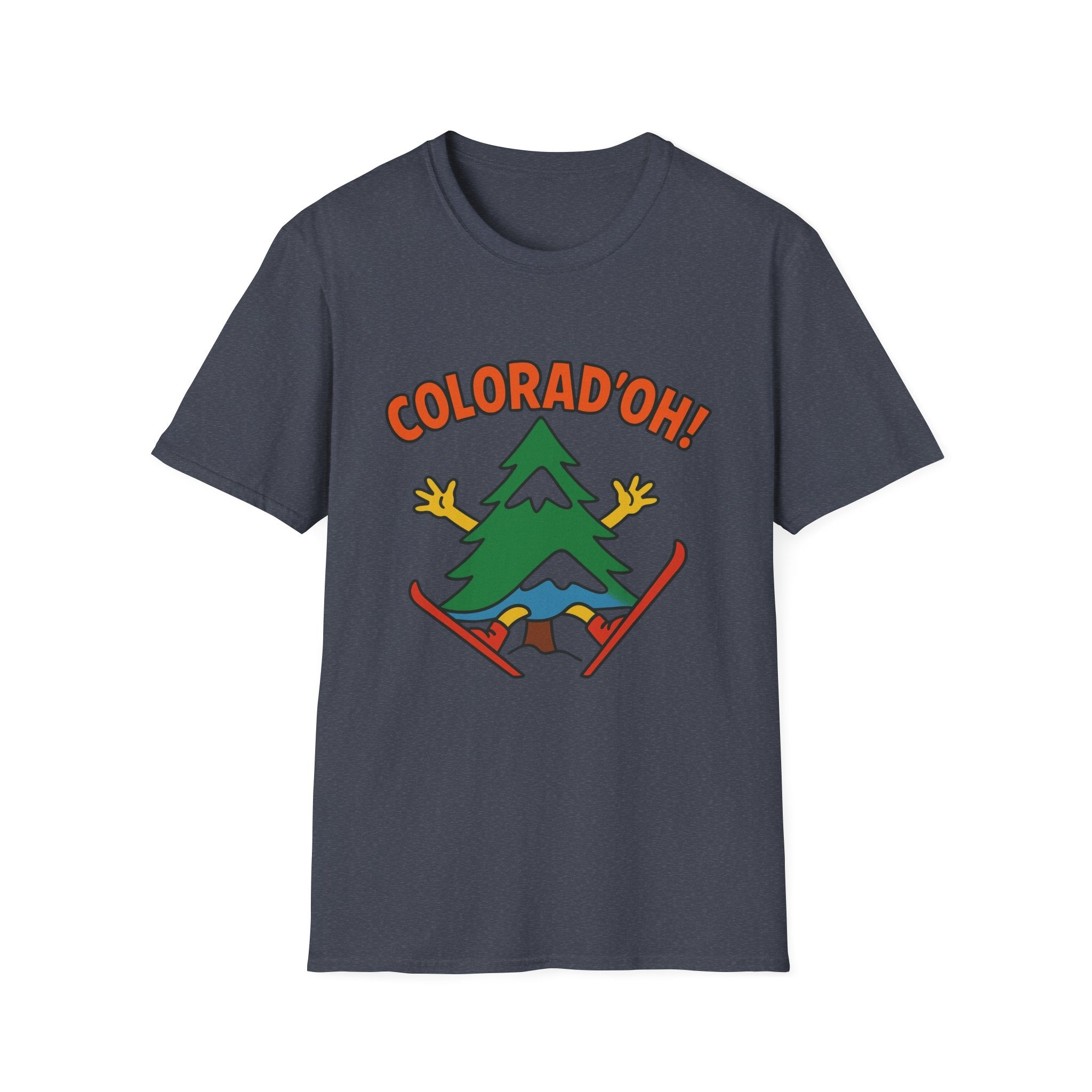 Colorad'oh! Colorado Skiing T-Shirt | Ski Colorado Mountain Graphic