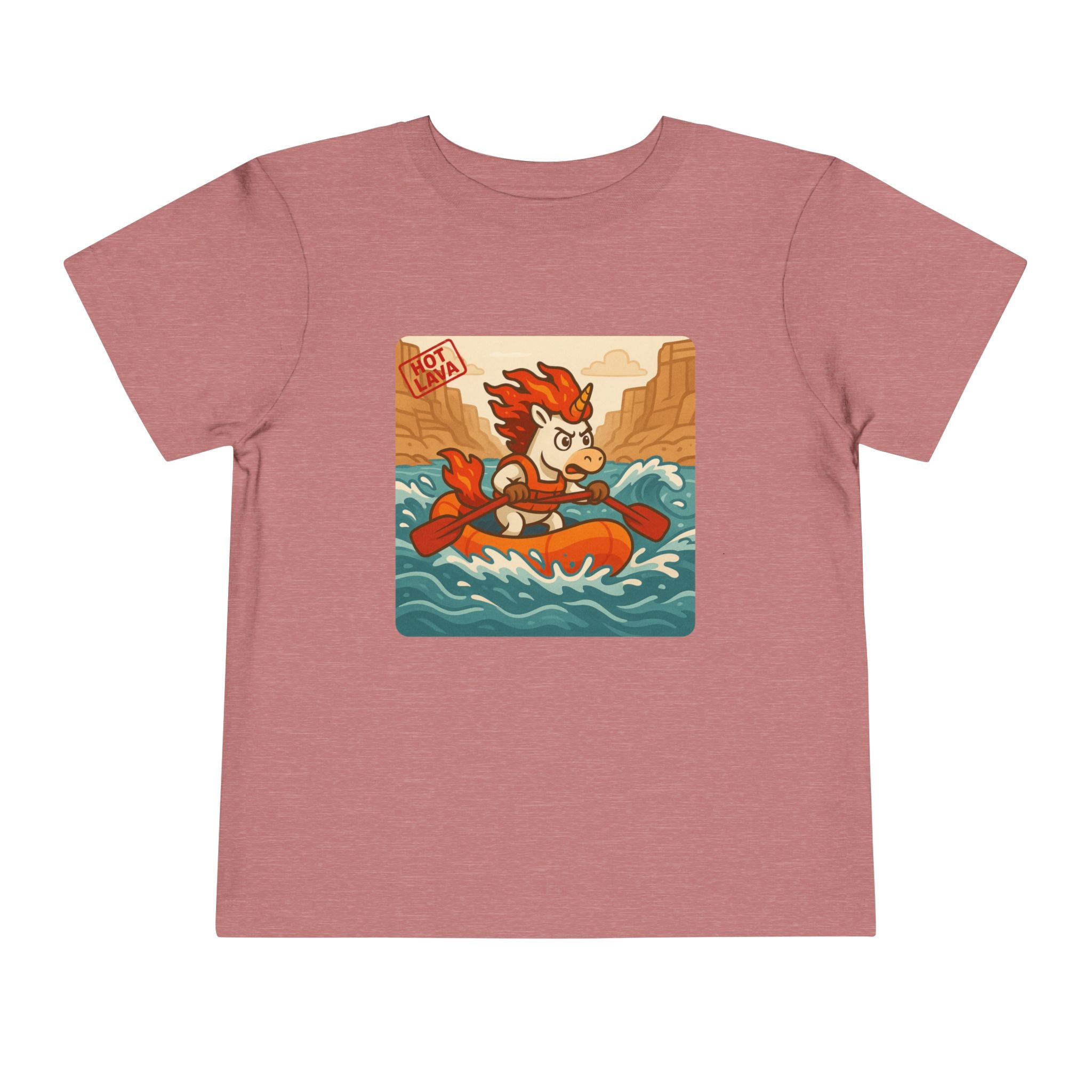 Hot Lava River Rafting, Adventurous Toddler Tee, Gift for Little Explorers