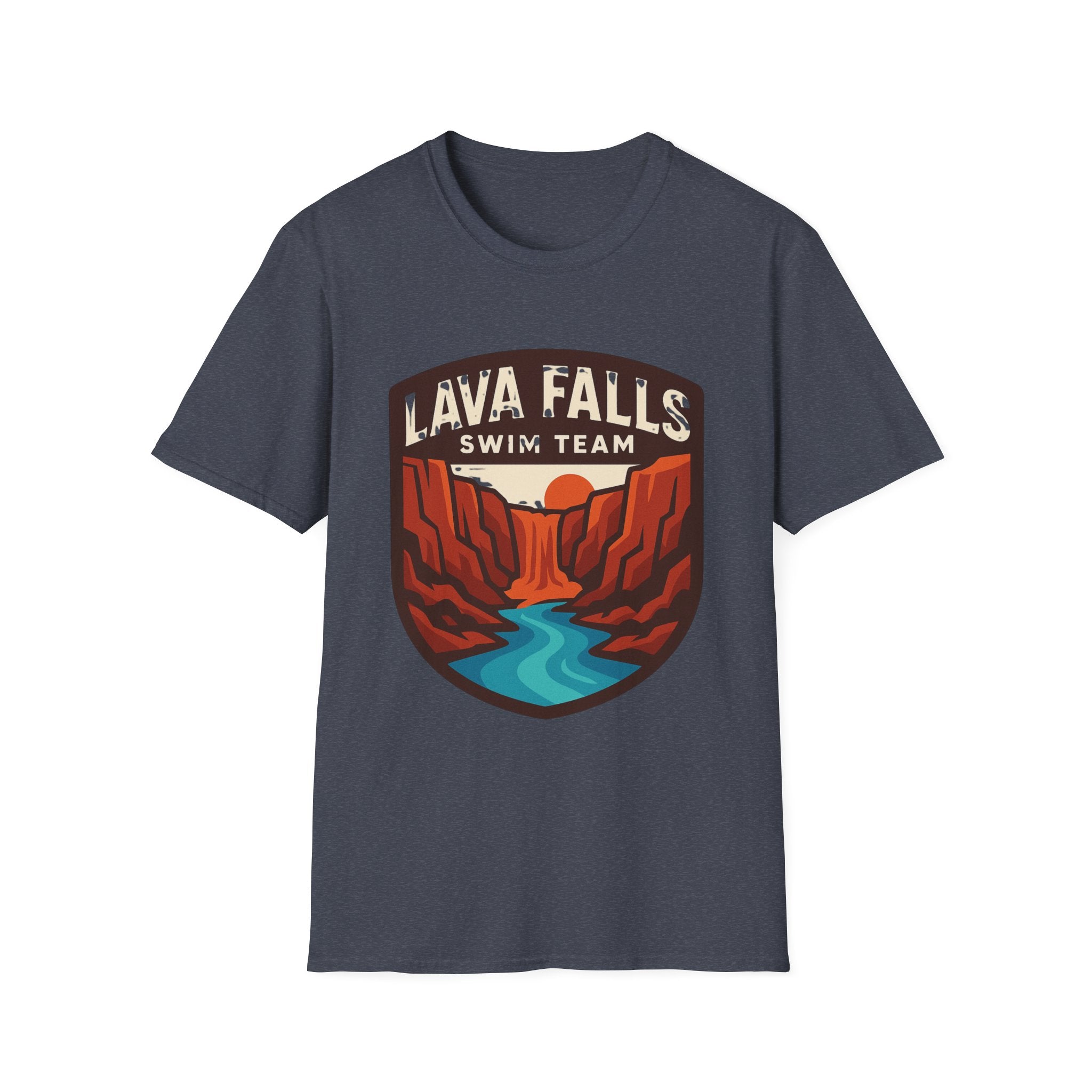 Lava Falls Swim Team Unisex Softstyle T-Shirt