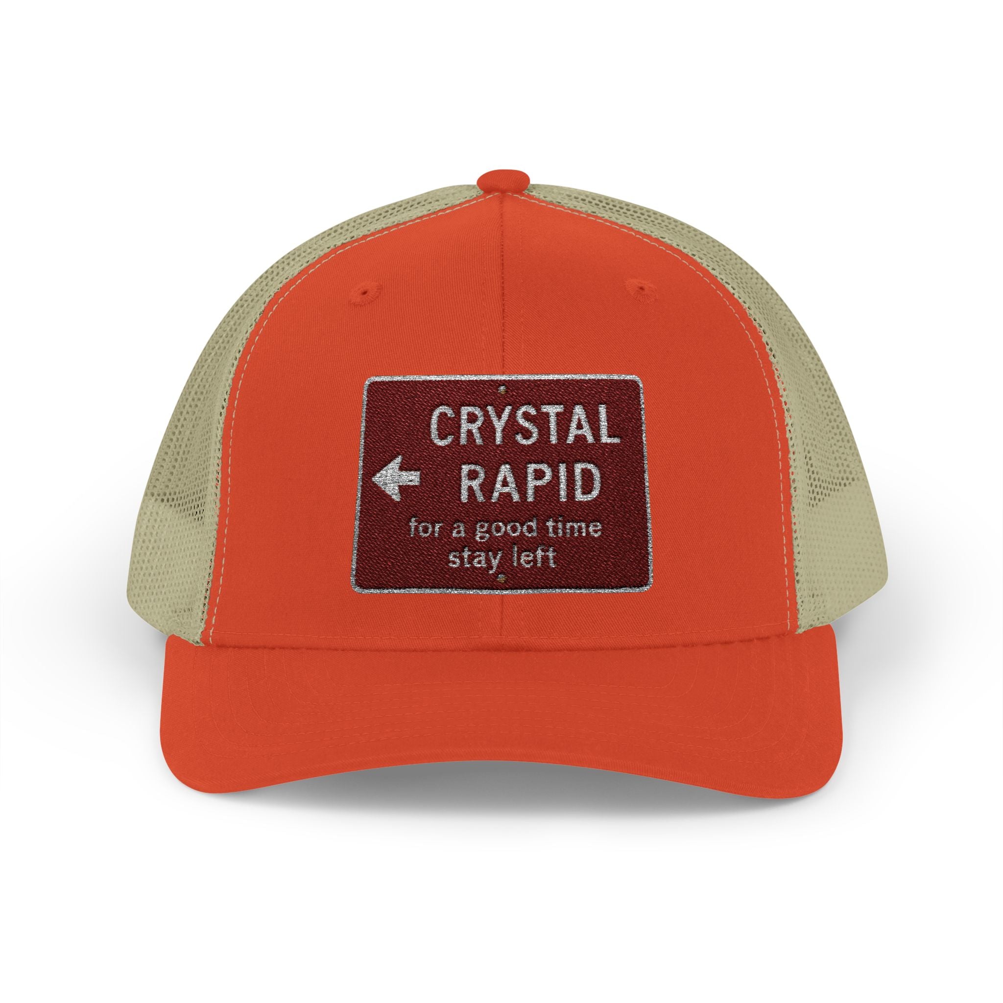 Crystal Rapid Trucker Cap, Snapback Hat, Summer Accessory, Outdoor Gear, Festival Hat, Gift Idea